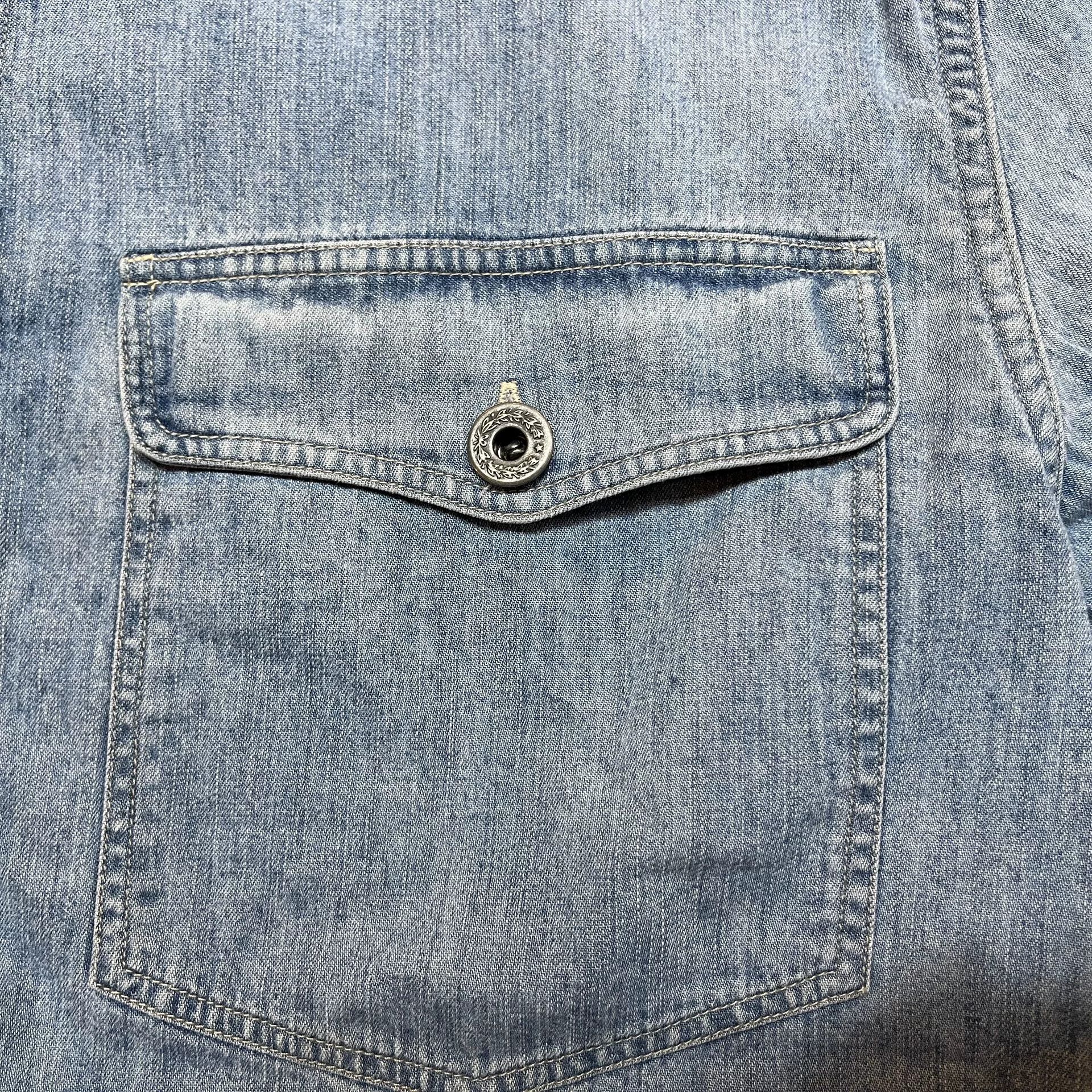 RRL Ralph Lauren RRL Denim Shirt by Ralph Lauren Size US L / EU 52-54 / 3 - 7 Thumbnail