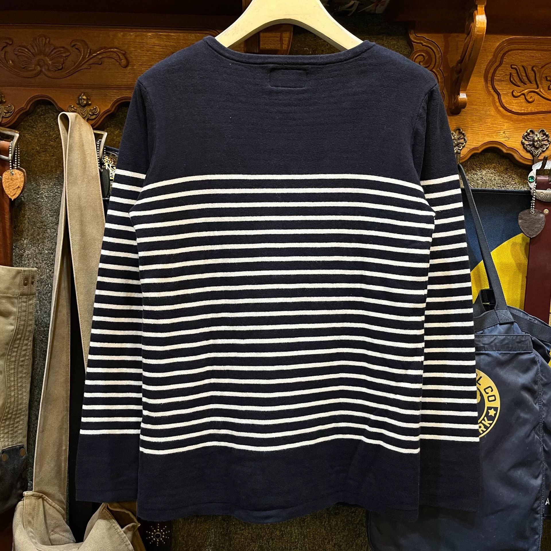 RRL Ralph Lauren RRL Kimura Style Striped Knit Sweater Size US L / EU 52-54 / 3 - 2 Thumbnail