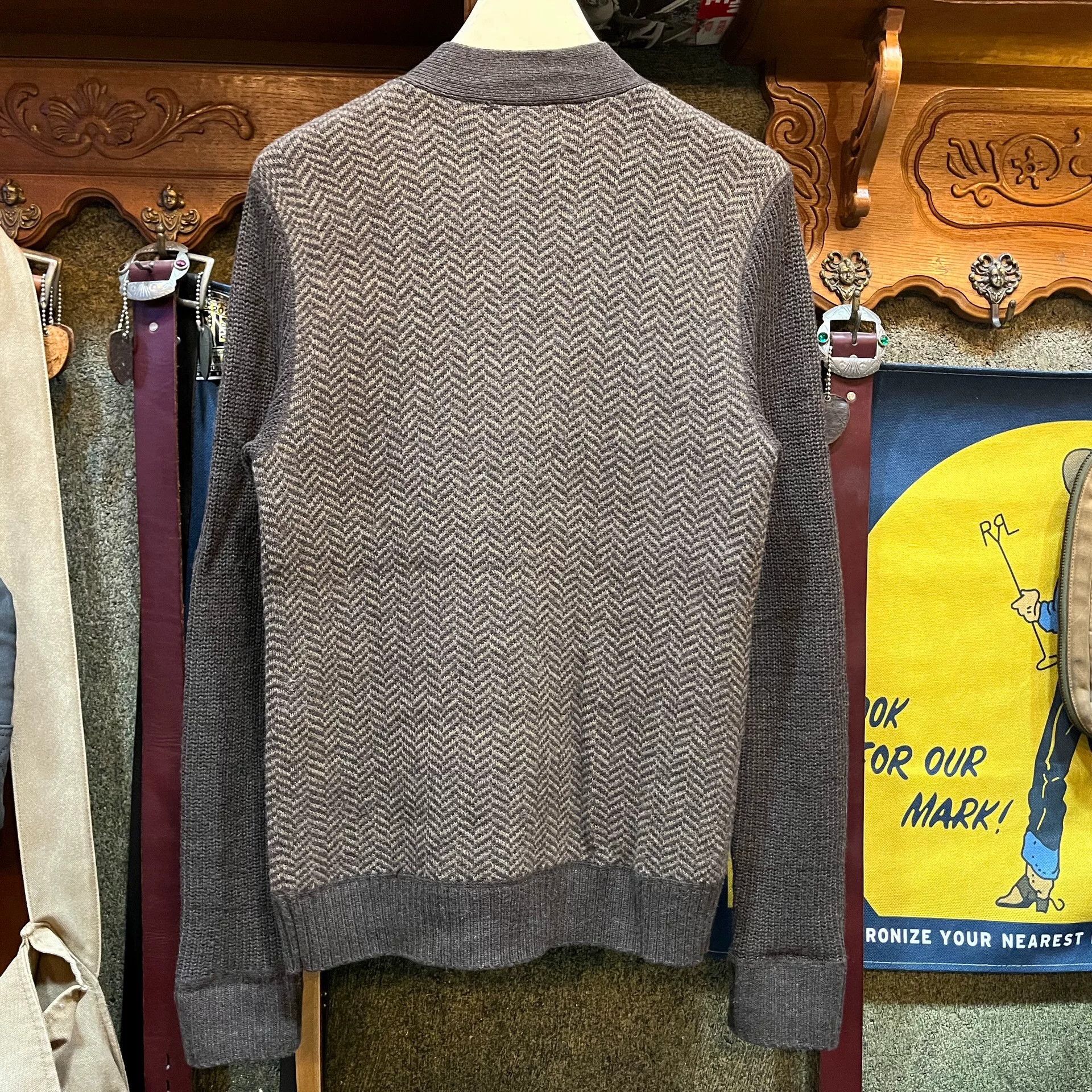RRL Ralph Lauren RRL Wool Cardigan with Textured Design Size US M / EU 48-50 / 2 - 2 Thumbnail