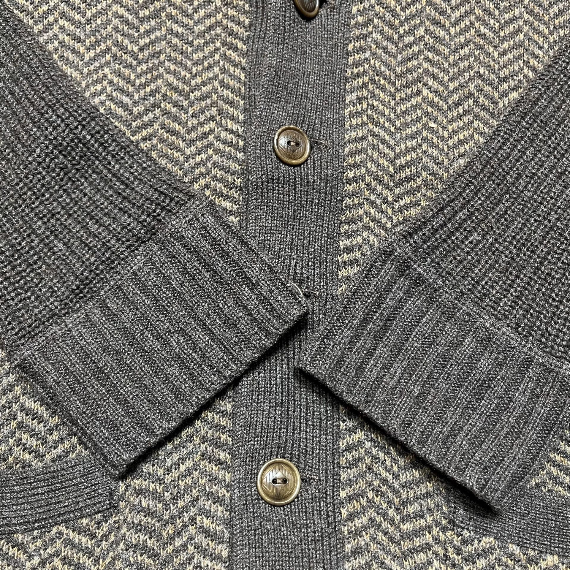 RRL Ralph Lauren RRL Wool Cardigan with Textured Design Size US M / EU 48-50 / 2 - 6 Thumbnail