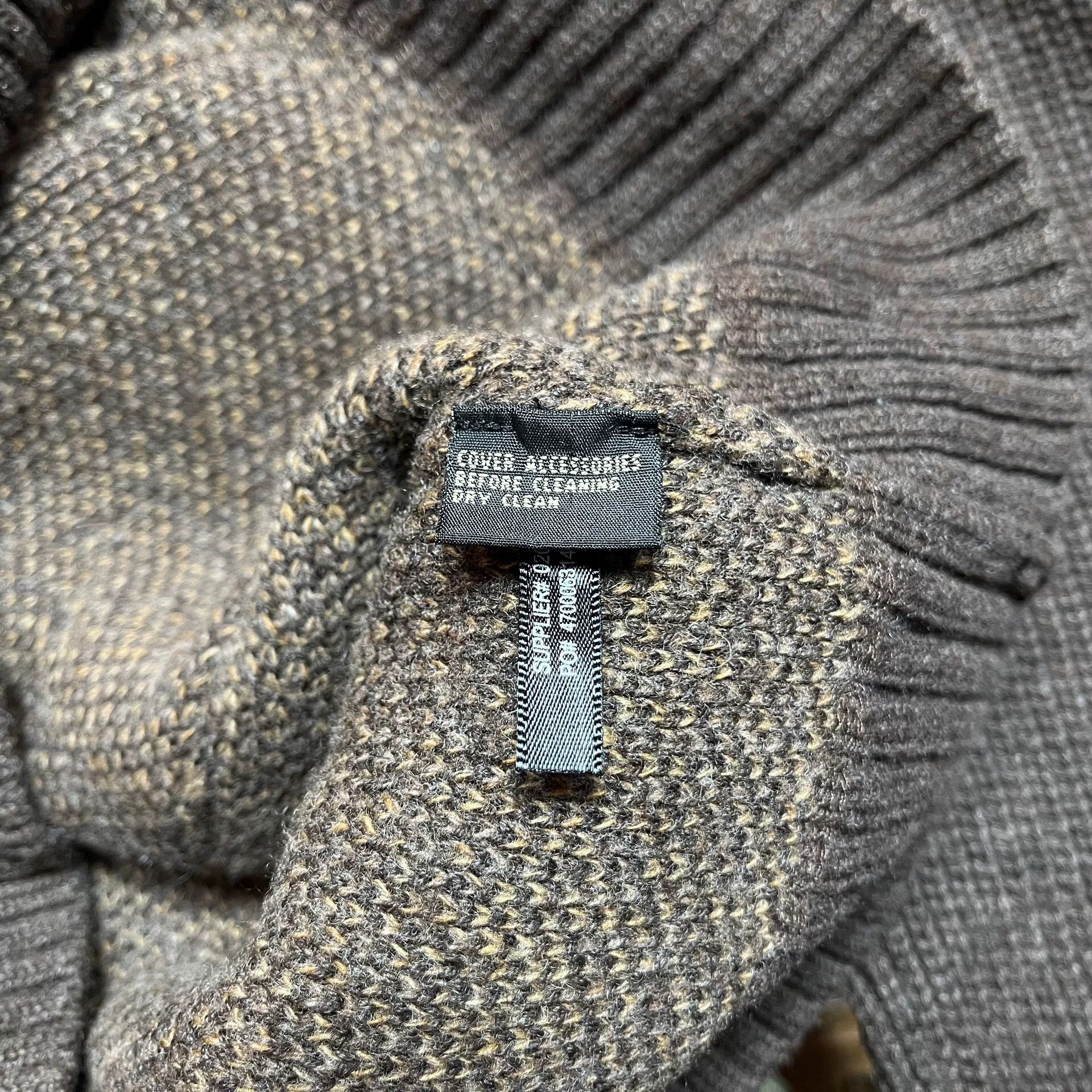 RRL Ralph Lauren RRL Wool Cardigan with Textured Design Size US M / EU 48-50 / 2 - 4 Thumbnail