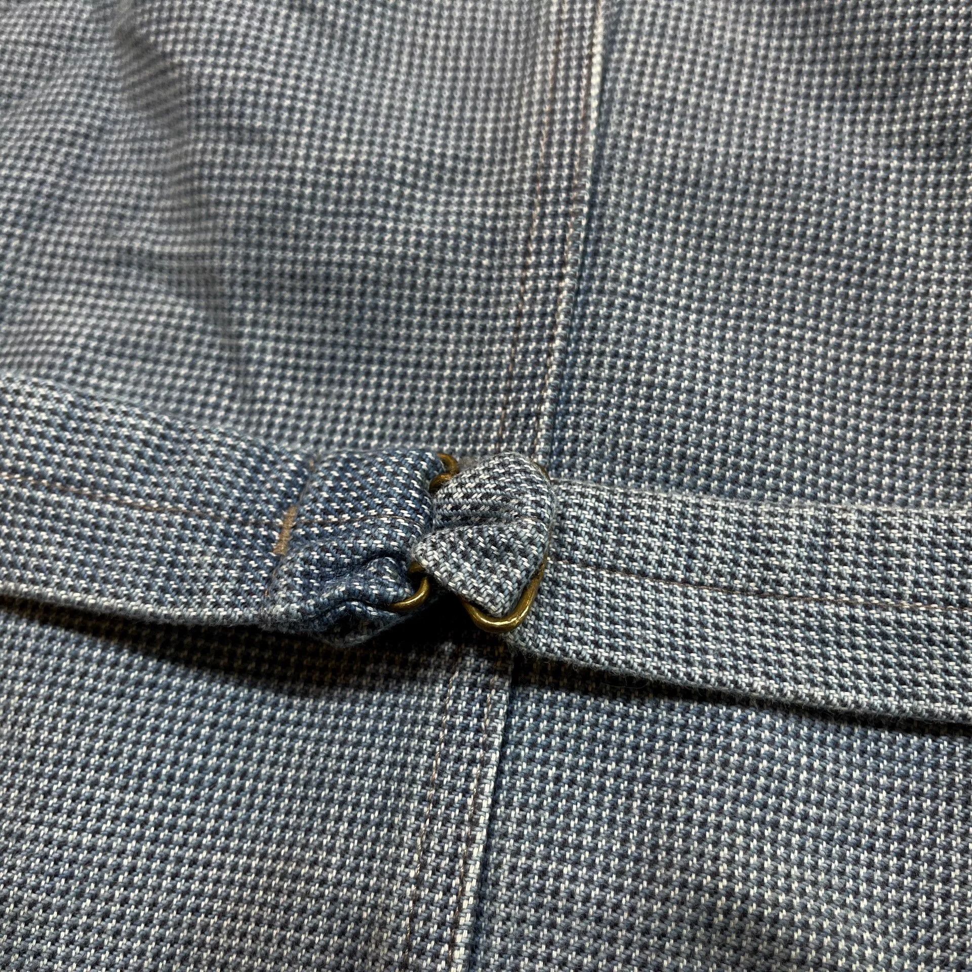 RRL Ralph Lauren RRL Blue Houndstooth Vest Size US M / EU 48-50 / 2 - 5 Thumbnail