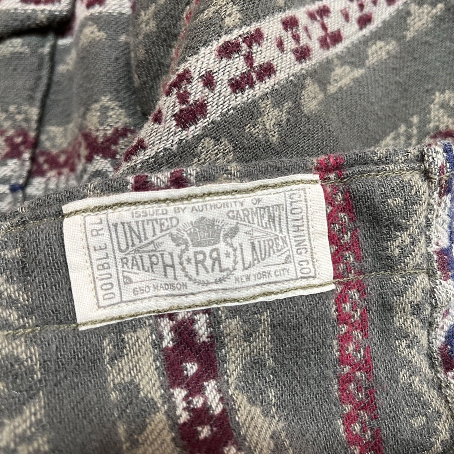 RRL Ralph Lauren Vintage RRL Western Shirt Ralph Lauren Size US S / EU 44-46 / 1 - 4 Thumbnail