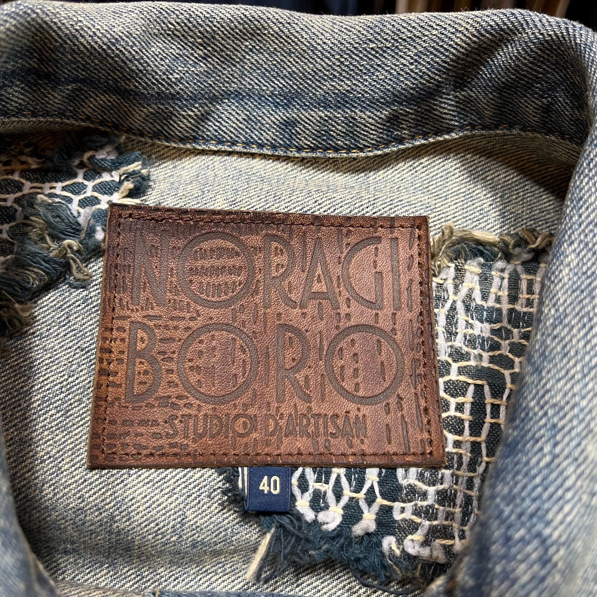 Studio D'Artisan Studio D'Artisan Distressed Denim Jacket Size US XXS / EU 40 - 4 Thumbnail