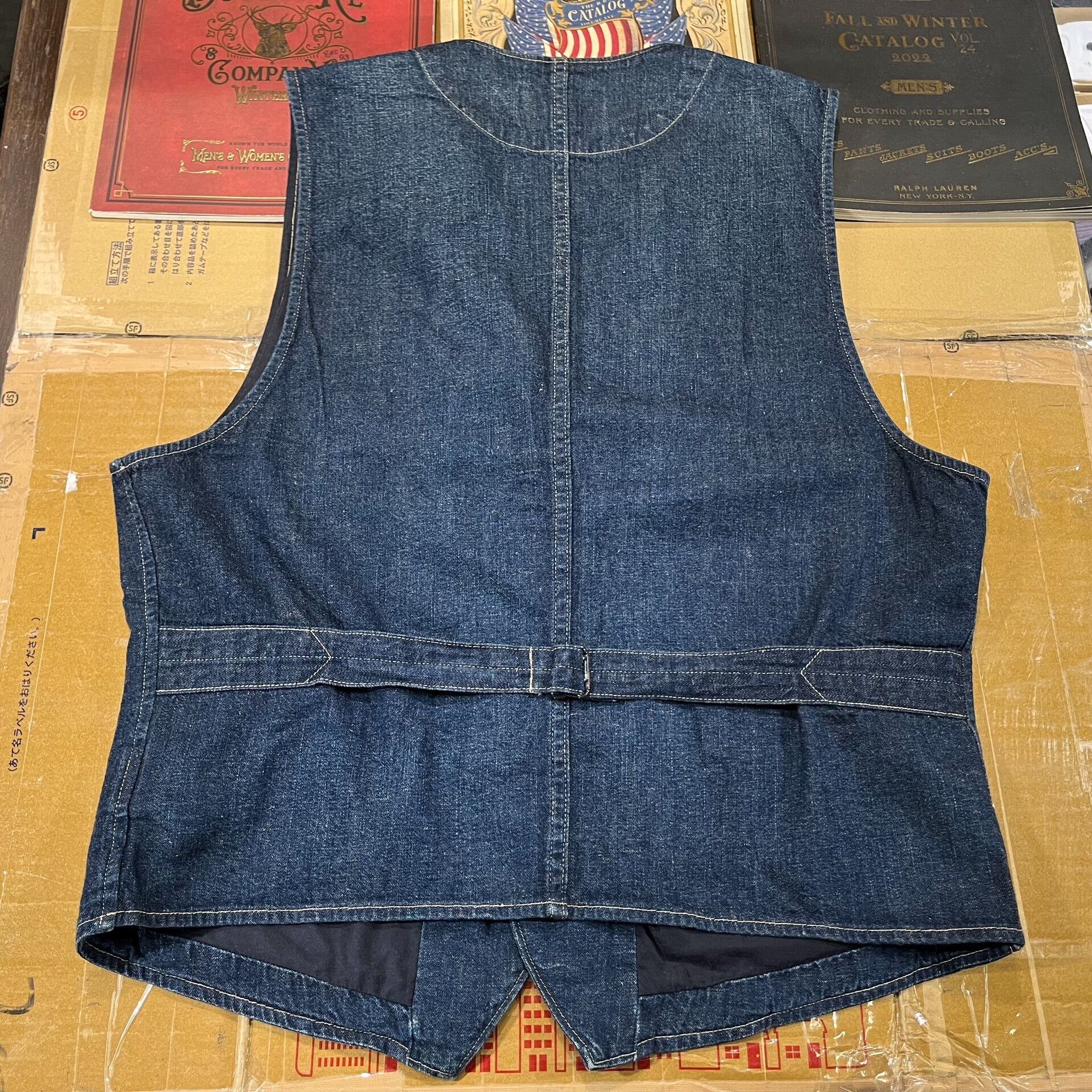 RRL Ralph Lauren RRL Denim Vest by Ralph Lauren Size US M / EU 48-50 / 2 - 2 Thumbnail