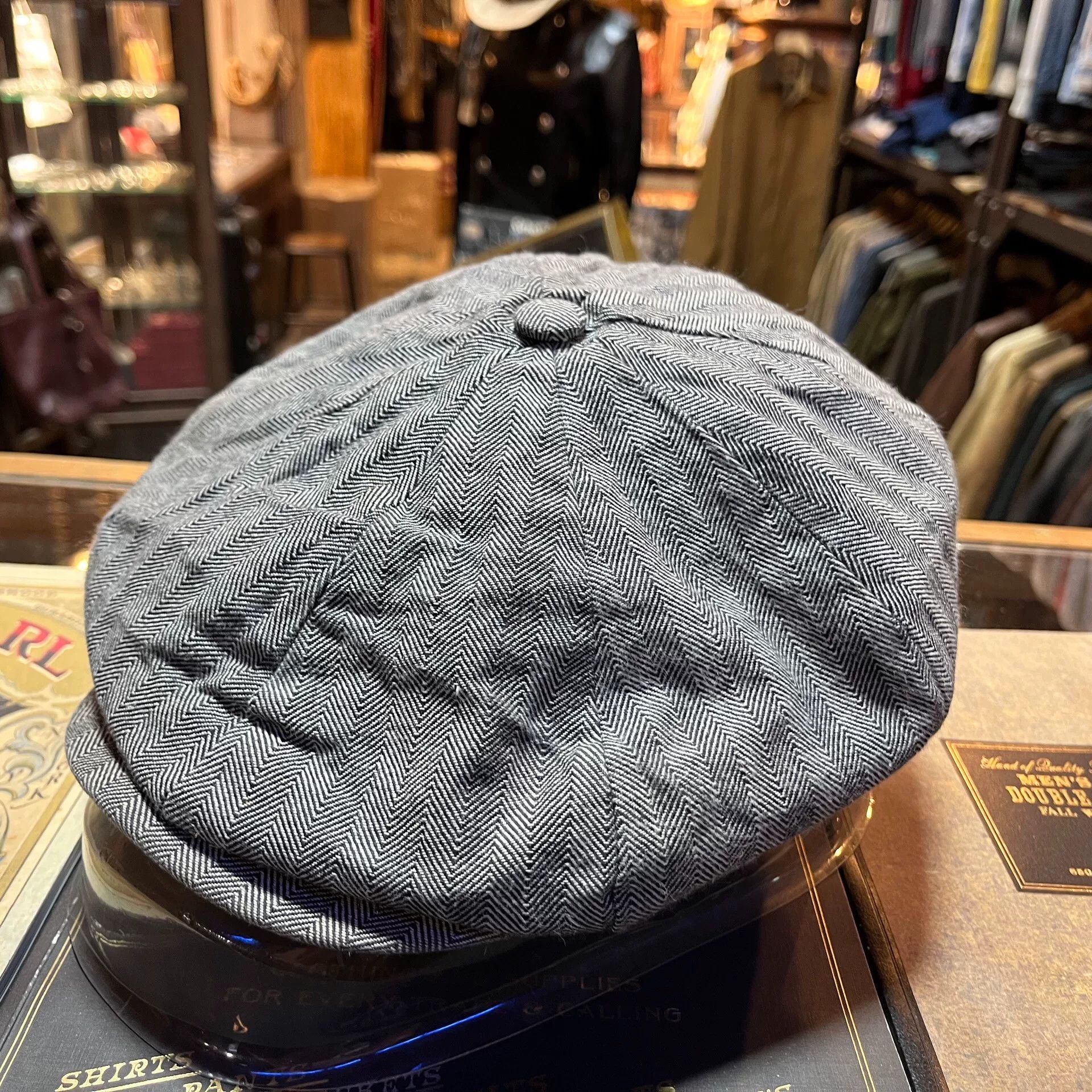 RRL Ralph Lauren RRL Herringbone Newsboy Cap Size ONE SIZE - 3 Thumbnail