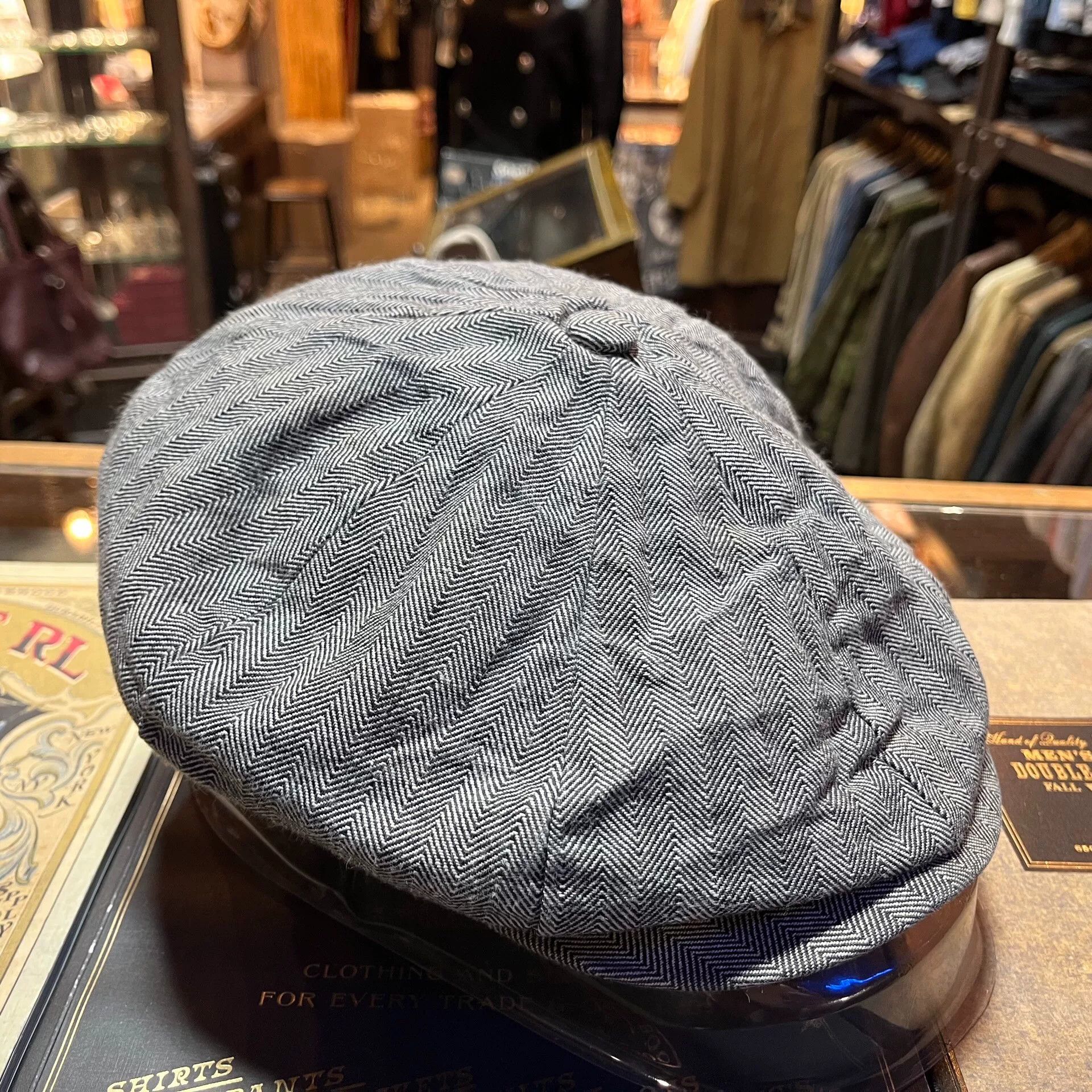 RRL Ralph Lauren RRL Herringbone Newsboy Cap Size ONE SIZE - 2 Thumbnail