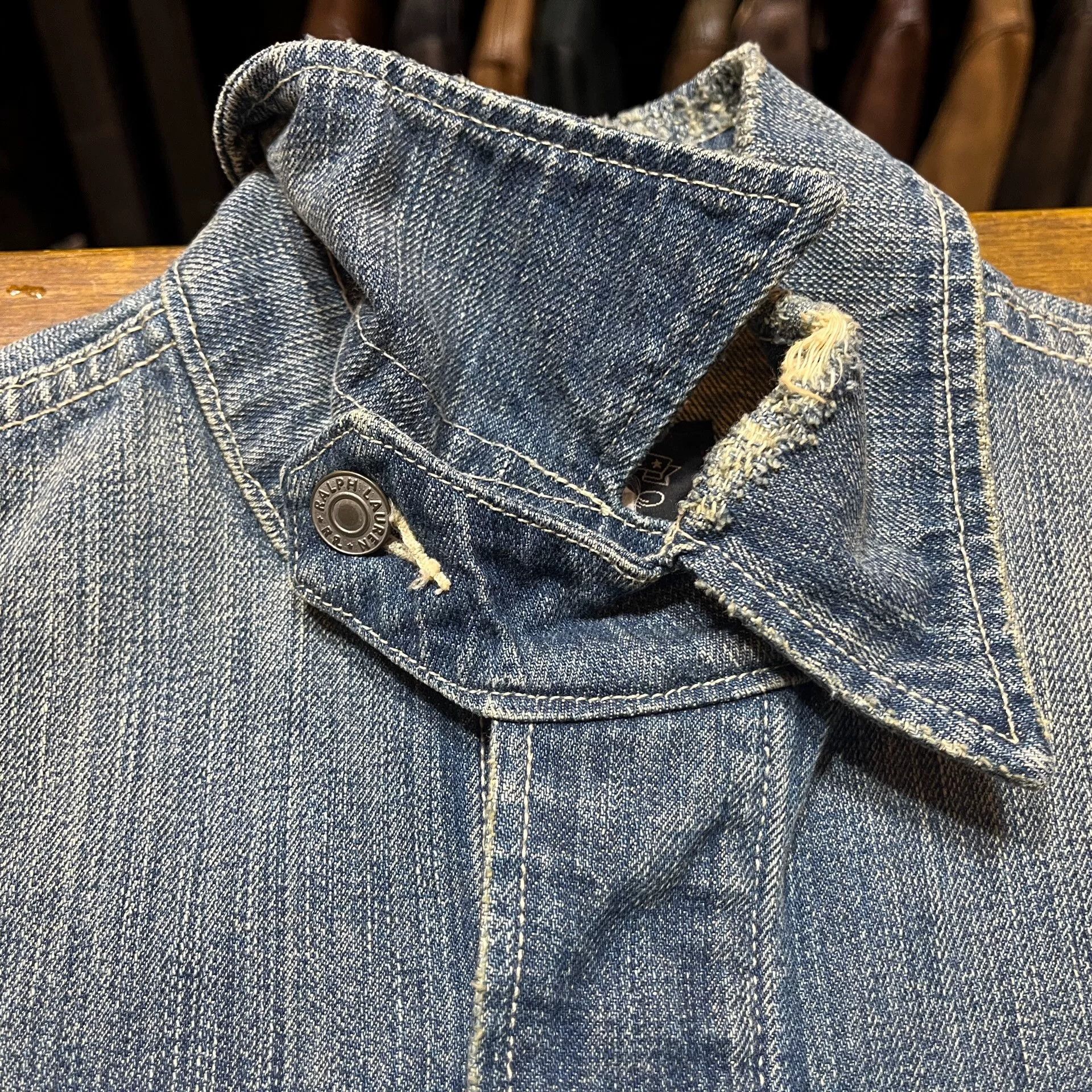 RRL Ralph Lauren Vintage RRL Denim Jacket by Ralph Lauren Size US S / EU 44-46 / 1 - 9 Thumbnail