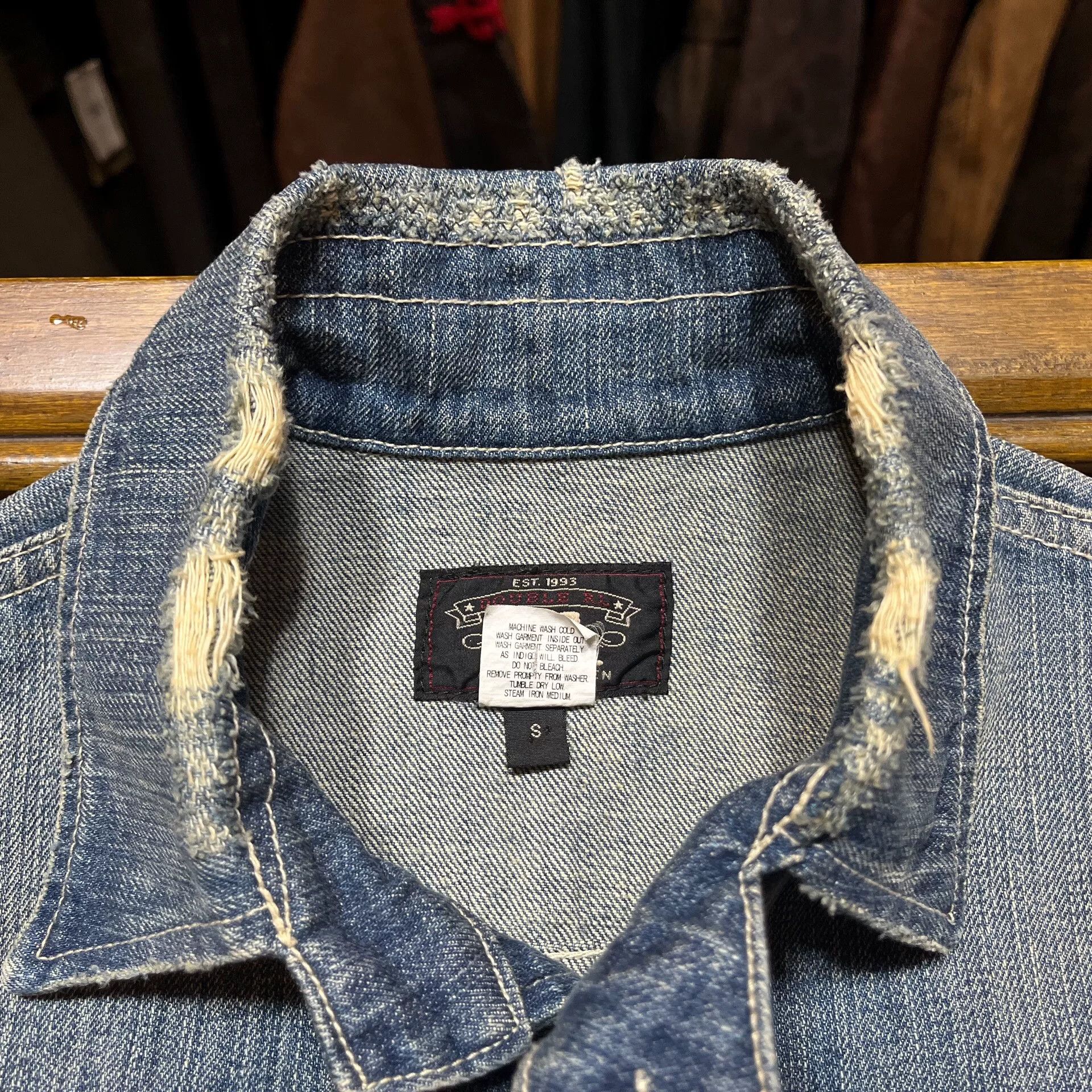 RRL Ralph Lauren Vintage RRL Denim Jacket by Ralph Lauren Size US S / EU 44-46 / 1 - 3 Thumbnail