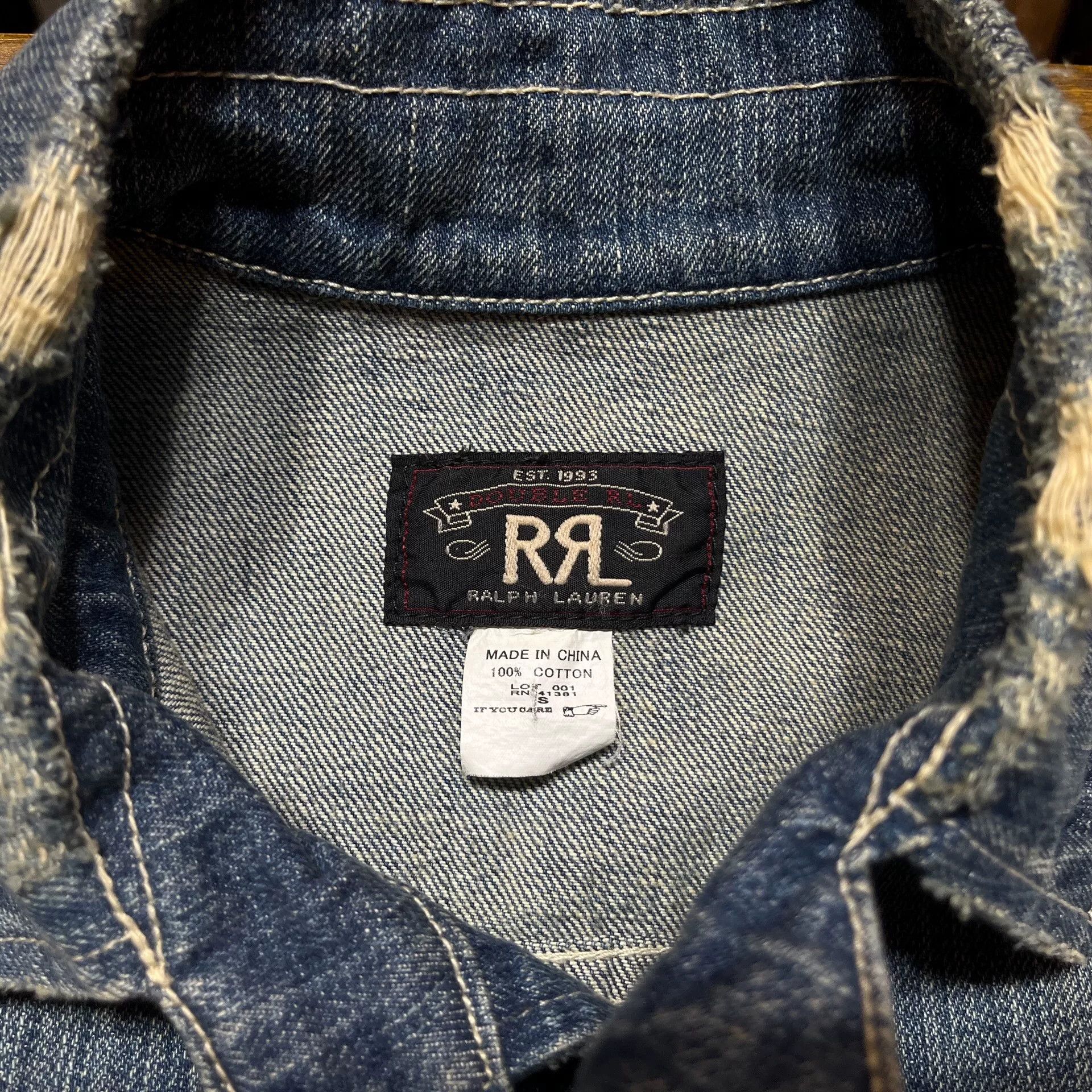 RRL Ralph Lauren Vintage RRL Denim Jacket by Ralph Lauren Size US S / EU 44-46 / 1 - 4 Thumbnail
