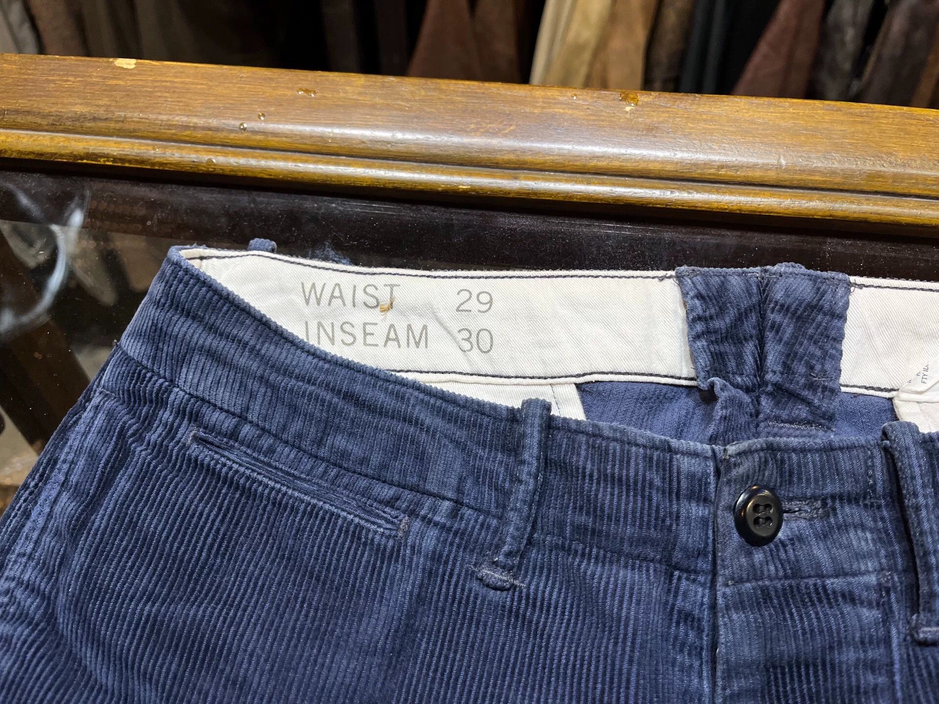 RRL Ralph Lauren RRL Vintage Blue Dyed Corduroy Pants Size US 29 - 3 Thumbnail