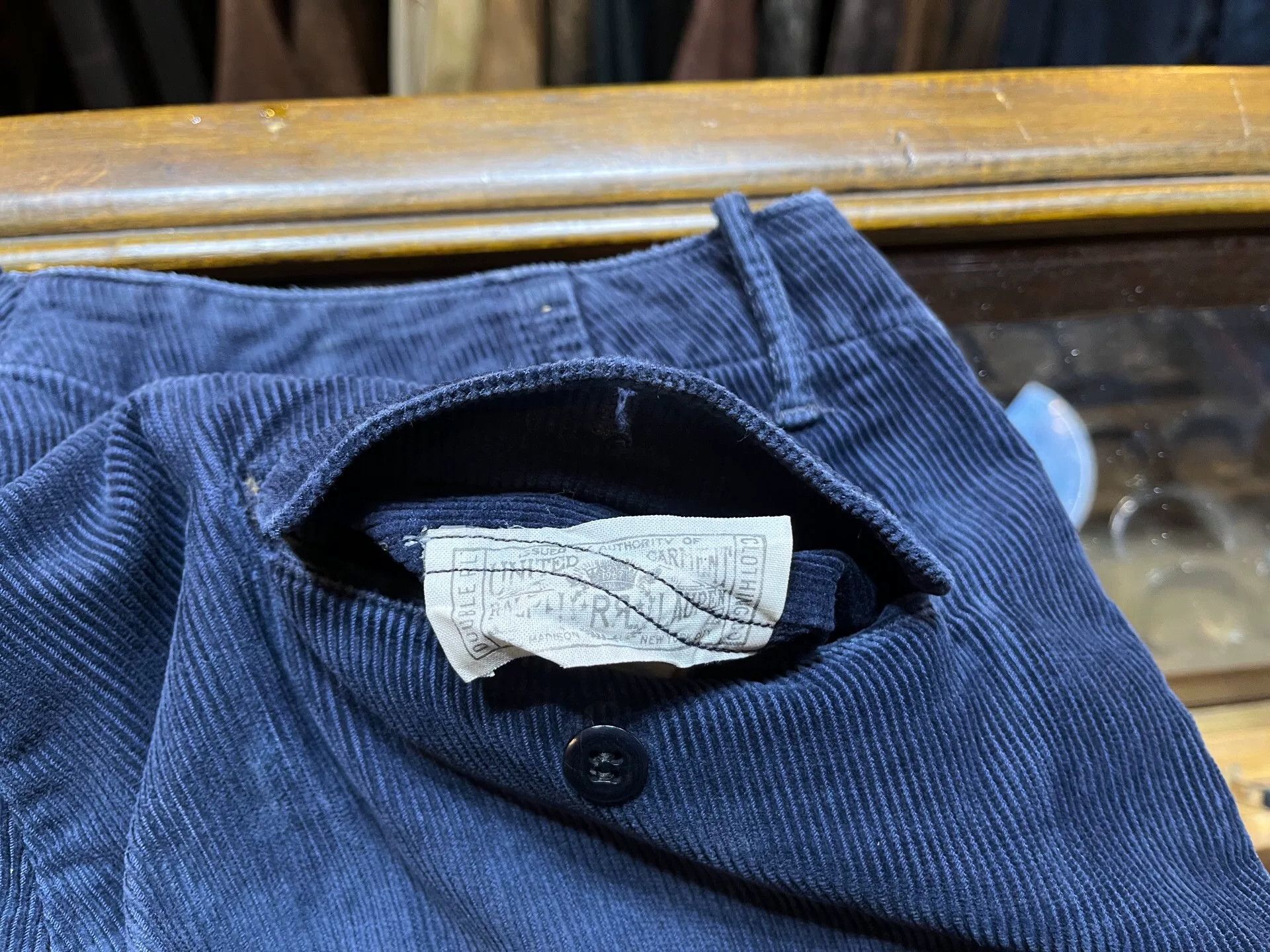 RRL Ralph Lauren RRL Vintage Blue Dyed Corduroy Pants Size US 29 - 7 Thumbnail