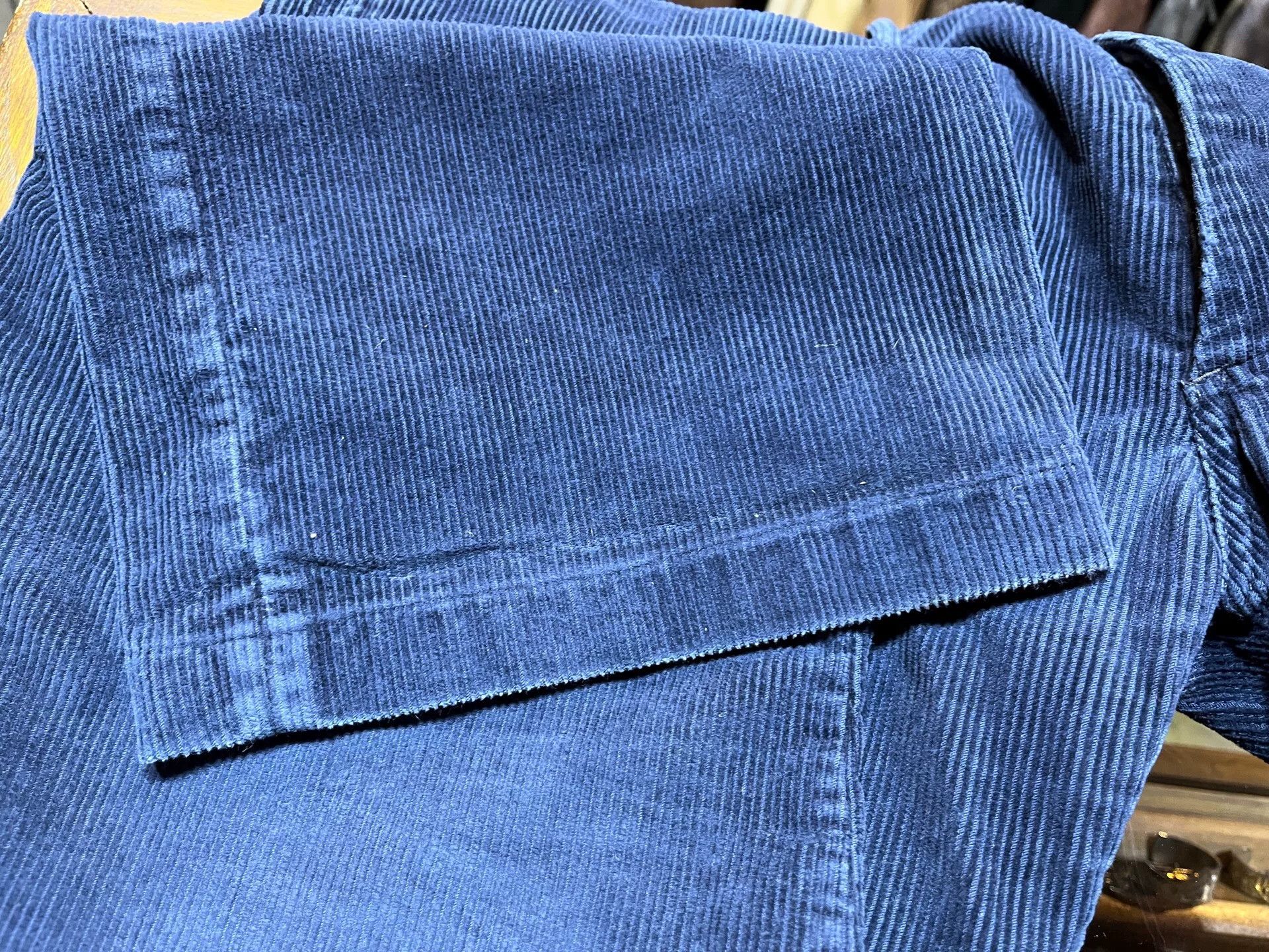 RRL Ralph Lauren RRL Vintage Blue Dyed Corduroy Pants Size US 29 - 9 Thumbnail