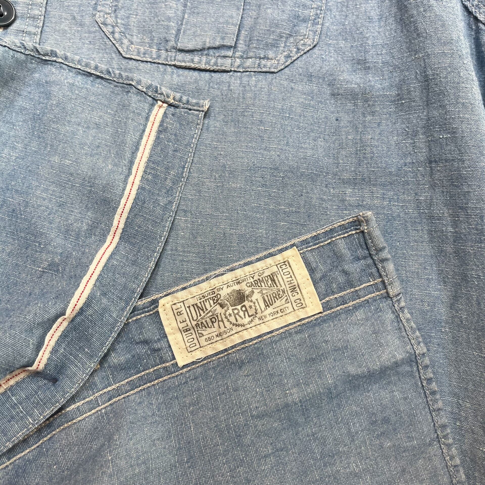 RRL Ralph Lauren RRL Denim Shirt by Ralph Lauren Size US M / EU 48-50 / 2 - 4 Thumbnail