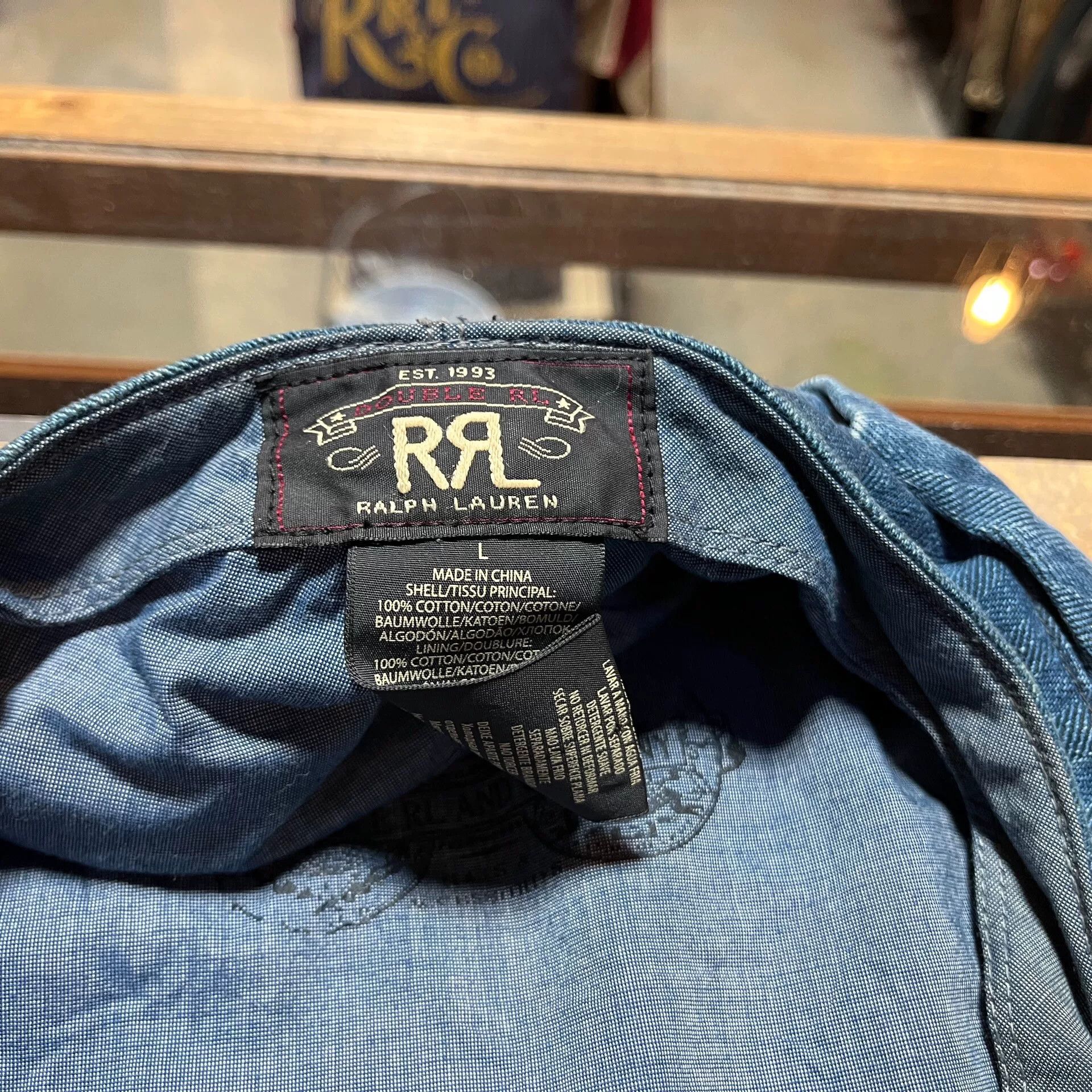 RRL Ralph Lauren RRL Blue Dyed Striped Beret Hat Size ONE SIZE - 6 Thumbnail