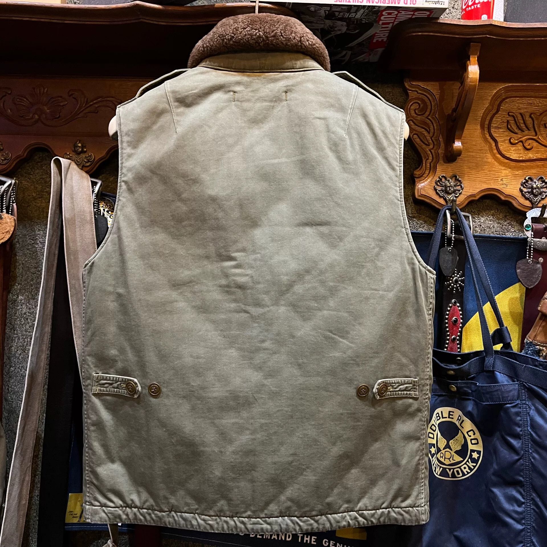 RRL Ralph Lauren RRL Ralph Lauren Button Vest Size US M / EU 48-50 / 2 - 2 Thumbnail