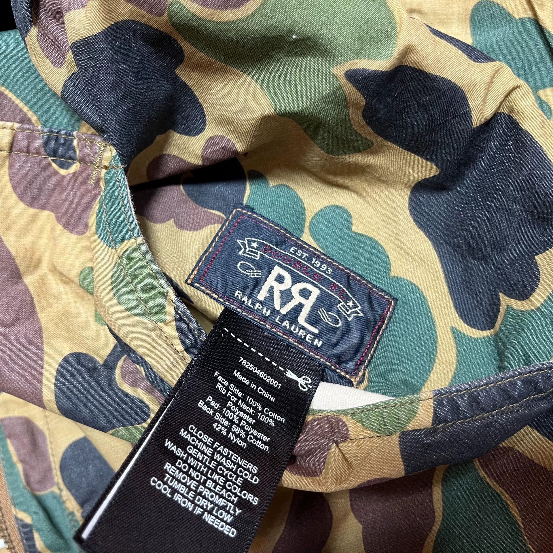 RRL Ralph Lauren Double RL Camouflage Vest Size US M / EU 48-50 / 2 - 5 Thumbnail
