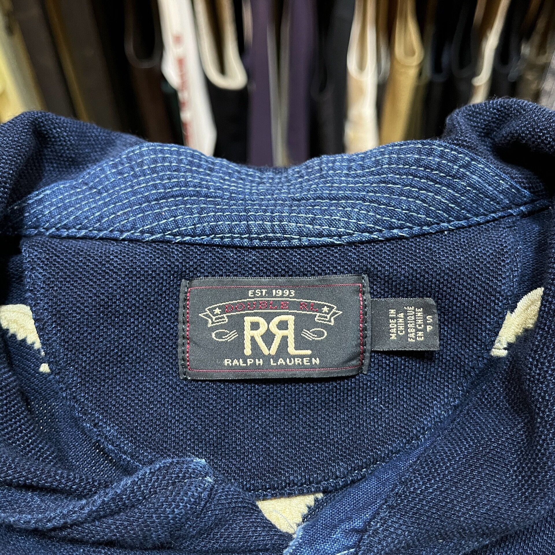 RRL Ralph Lauren RRL Eagle Embroidered T-Shirt Size US S / EU 44-46 / 1 - 3 Thumbnail