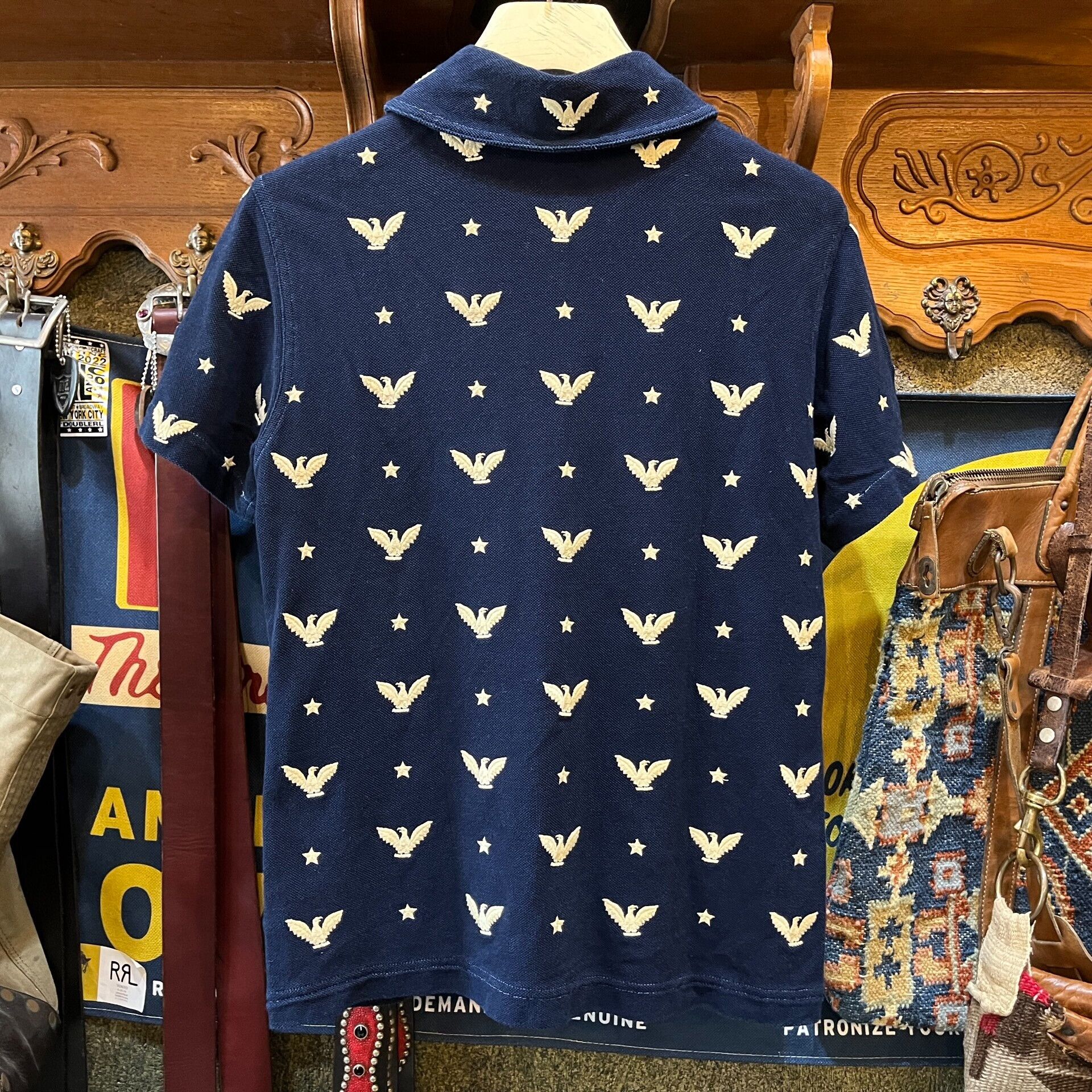 RRL Ralph Lauren RRL Eagle Embroidered T-Shirt Size US S / EU 44-46 / 1 - 2 Thumbnail