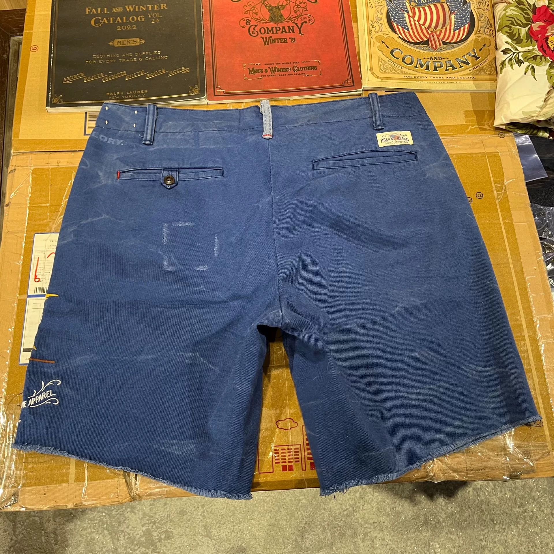 RRL Ralph Lauren Ralph Lauren Embroidered Casual Shorts Size US 32 / EU 48 - 2 Thumbnail