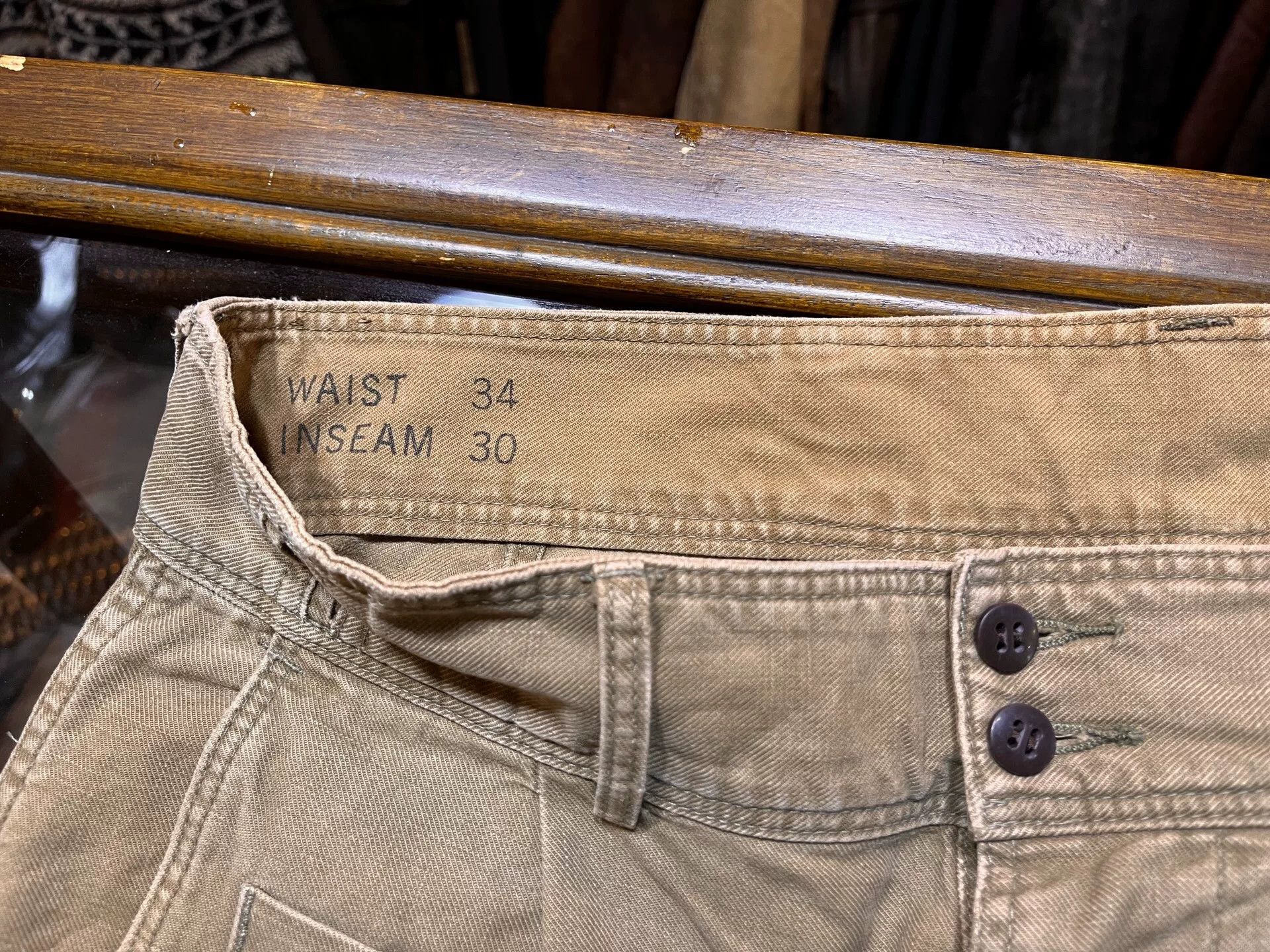 RRL Ralph Lauren Double RL Casual Work Pants Sale Size US 34 / EU 50 - 3 Thumbnail