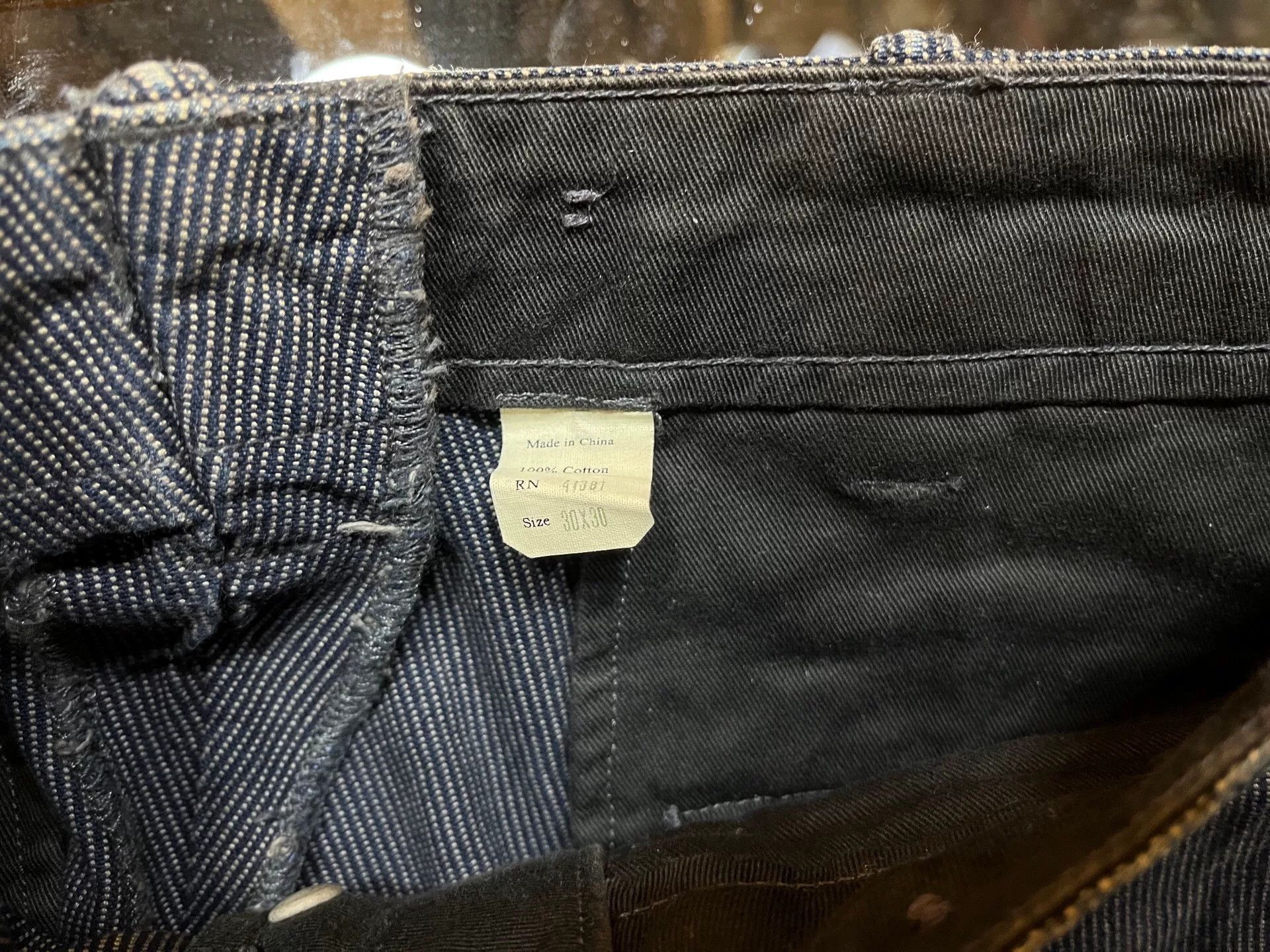 RRL Ralph Lauren RRL Blue Dye Casual Pants Size US 30 / EU 46 - 5 Thumbnail