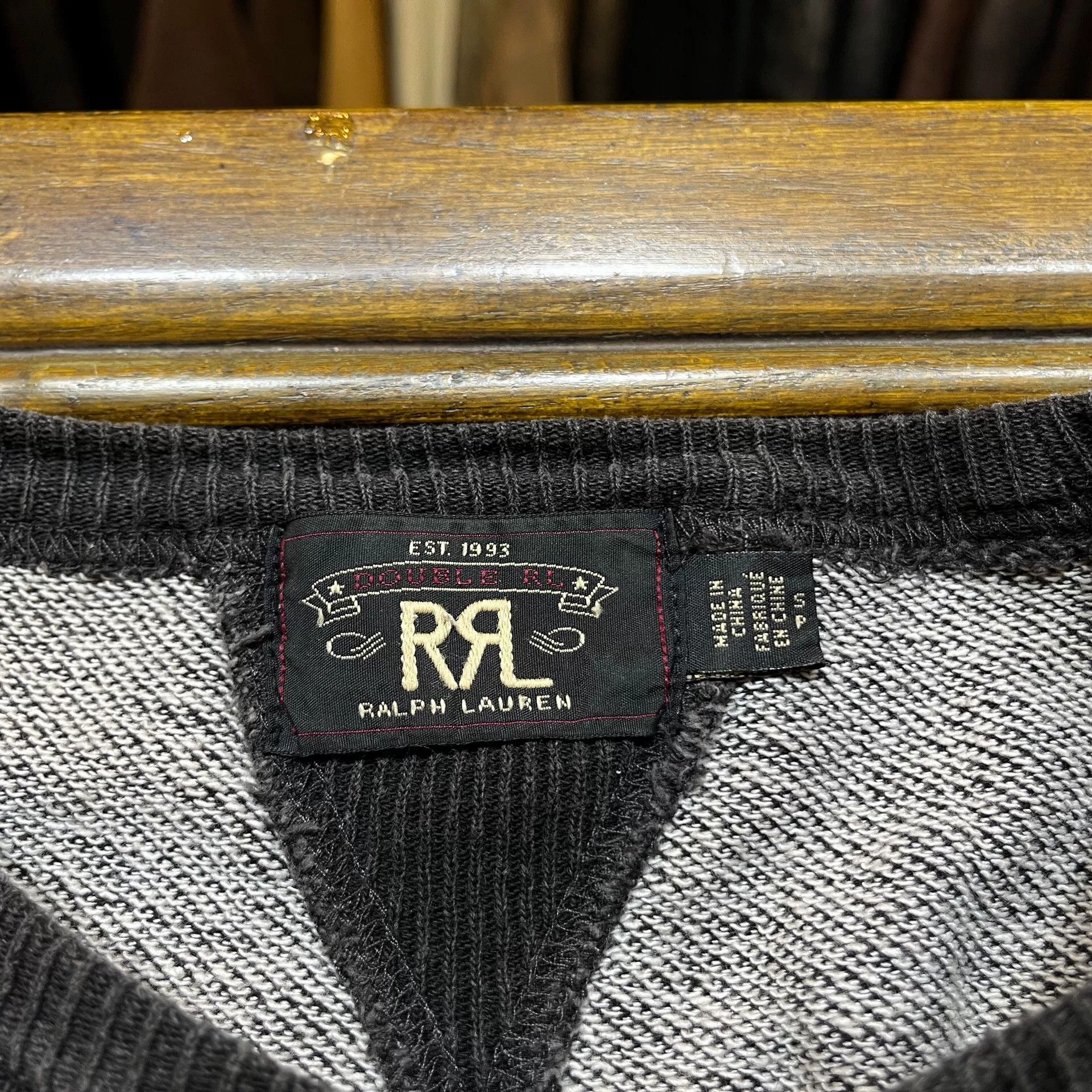 RRL Ralph Lauren Vintage RRL Patchwork Pullover Sweatshirt Size US S / EU 44-46 / 1 - 3 Thumbnail