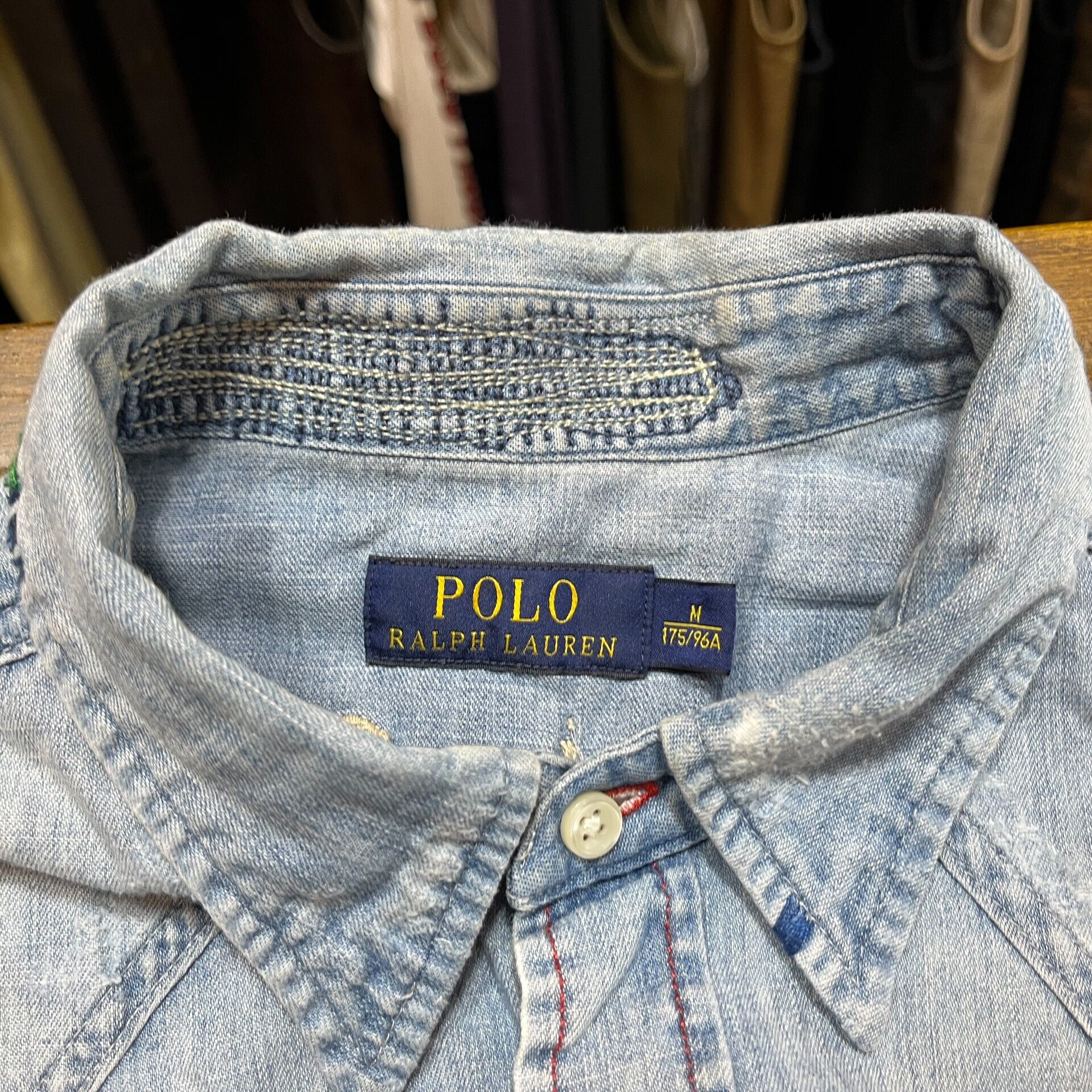 RRL Ralph Lauren Double RL Ralph Lauren Embroidered Shirt Size US S / EU 44-46 / 1 - 7 Thumbnail