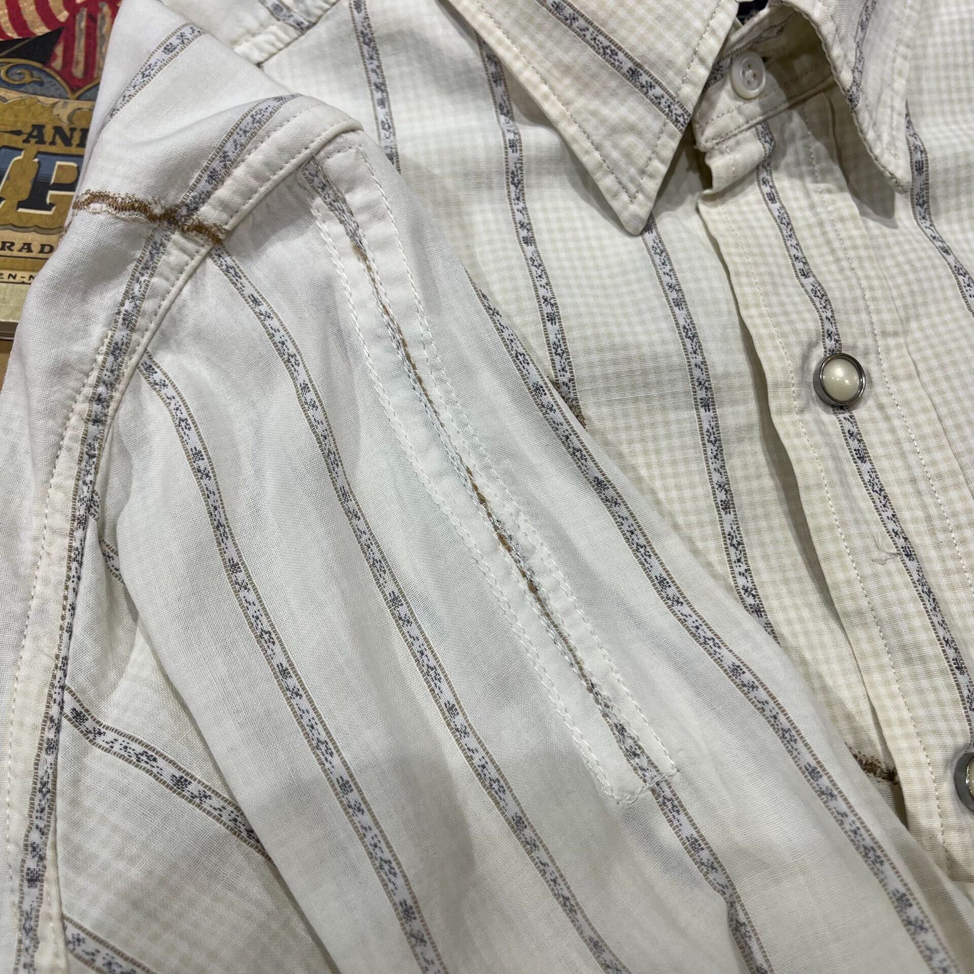 RRL Ralph Lauren RRL Vintage Western Embroidered Shirt Size US S / EU 44-46 / 1 - 9 Thumbnail