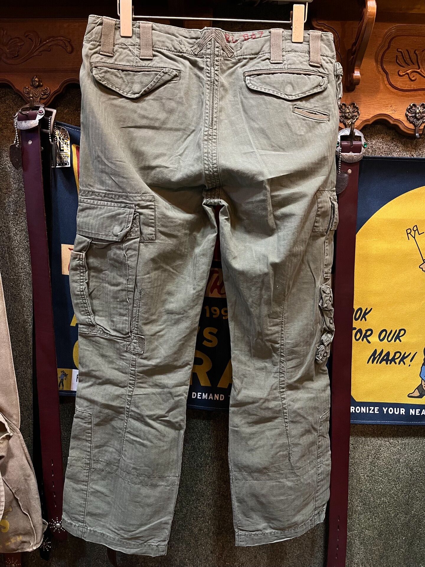 RRL Ralph Lauren Vintage Ralph Lauren Cargo Pants Size US 33 - 2 Thumbnail
