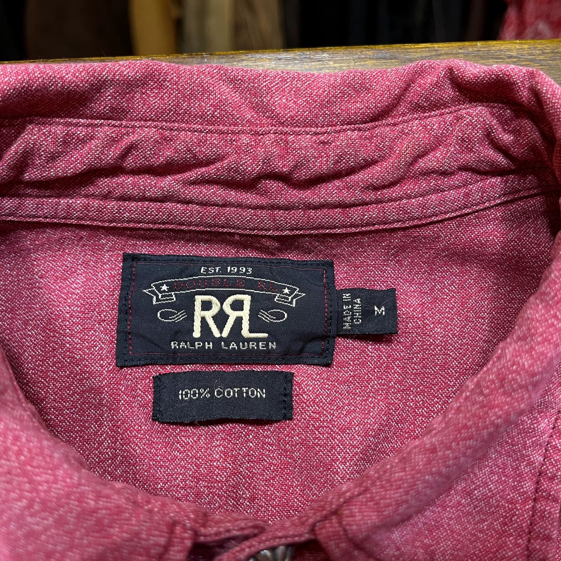 RRL Ralph Lauren Double RL Ralph Lauren Western Shirt Size US M / EU 48-50 / 2 - 3 Thumbnail