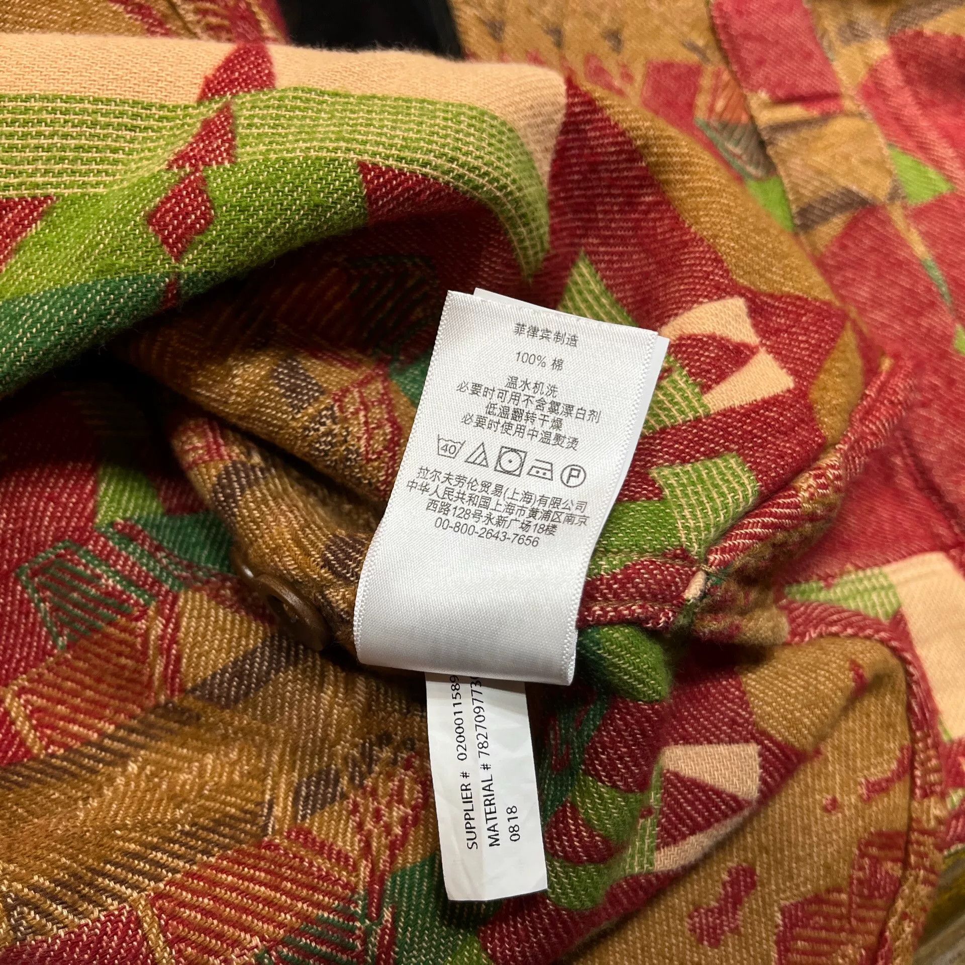 RRL Ralph Lauren RRL Southwestern Red Shirt by Ralph Lauren Size US M / EU 48-50 / 2 - 7 Thumbnail