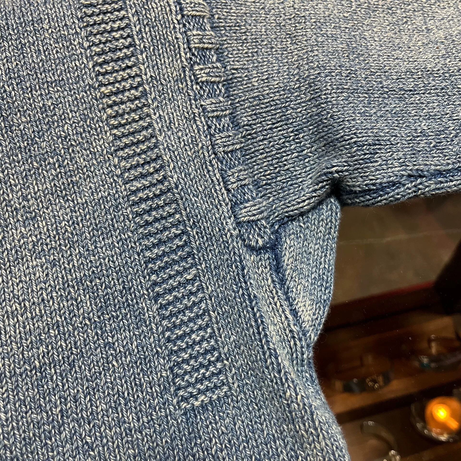RRL Ralph Lauren RRL Sailor Blue Denim Sweater Size US S / EU 44-46 / 1 - 7 Thumbnail