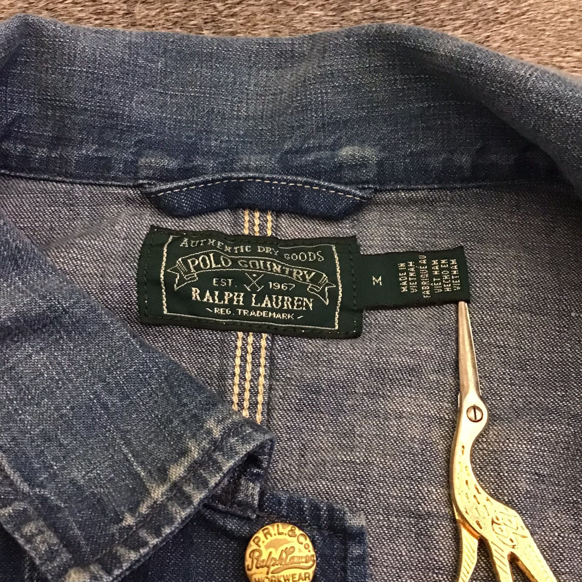 Polo Ralph Lauren Ralph Lauren Denim Work Jacket Size US M / EU 48-50 / 2 - 3 Thumbnail