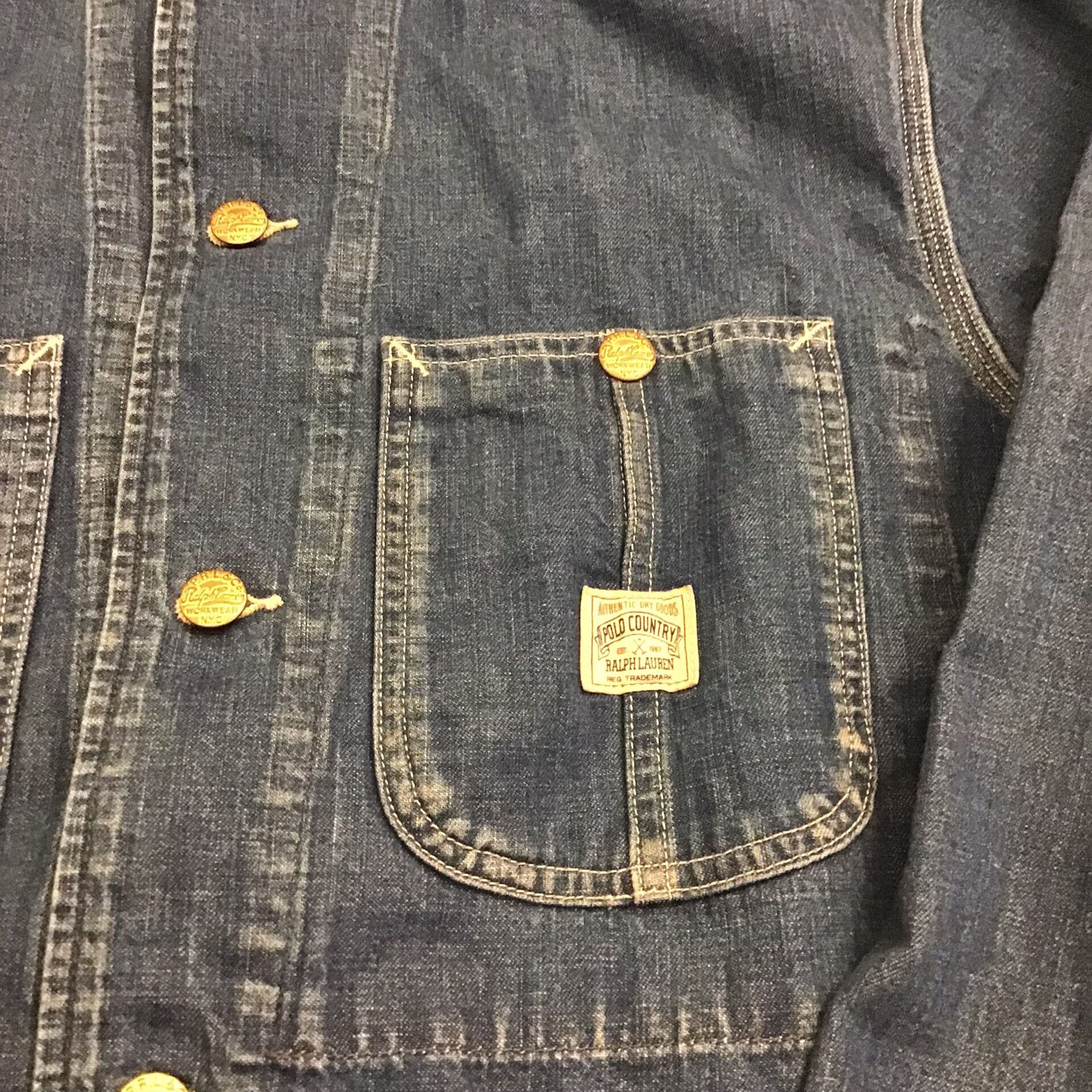 Polo Ralph Lauren Ralph Lauren Denim Work Jacket Size US M / EU 48-50 / 2 - 4 Thumbnail