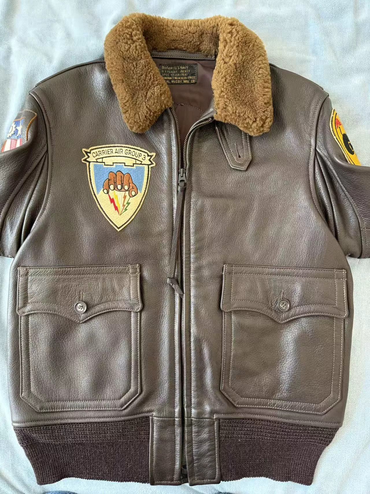 The Real McCoy's Real McCoy G1 Flight Jacket Size US L / EU 52-54 / 3 - 3 Thumbnail