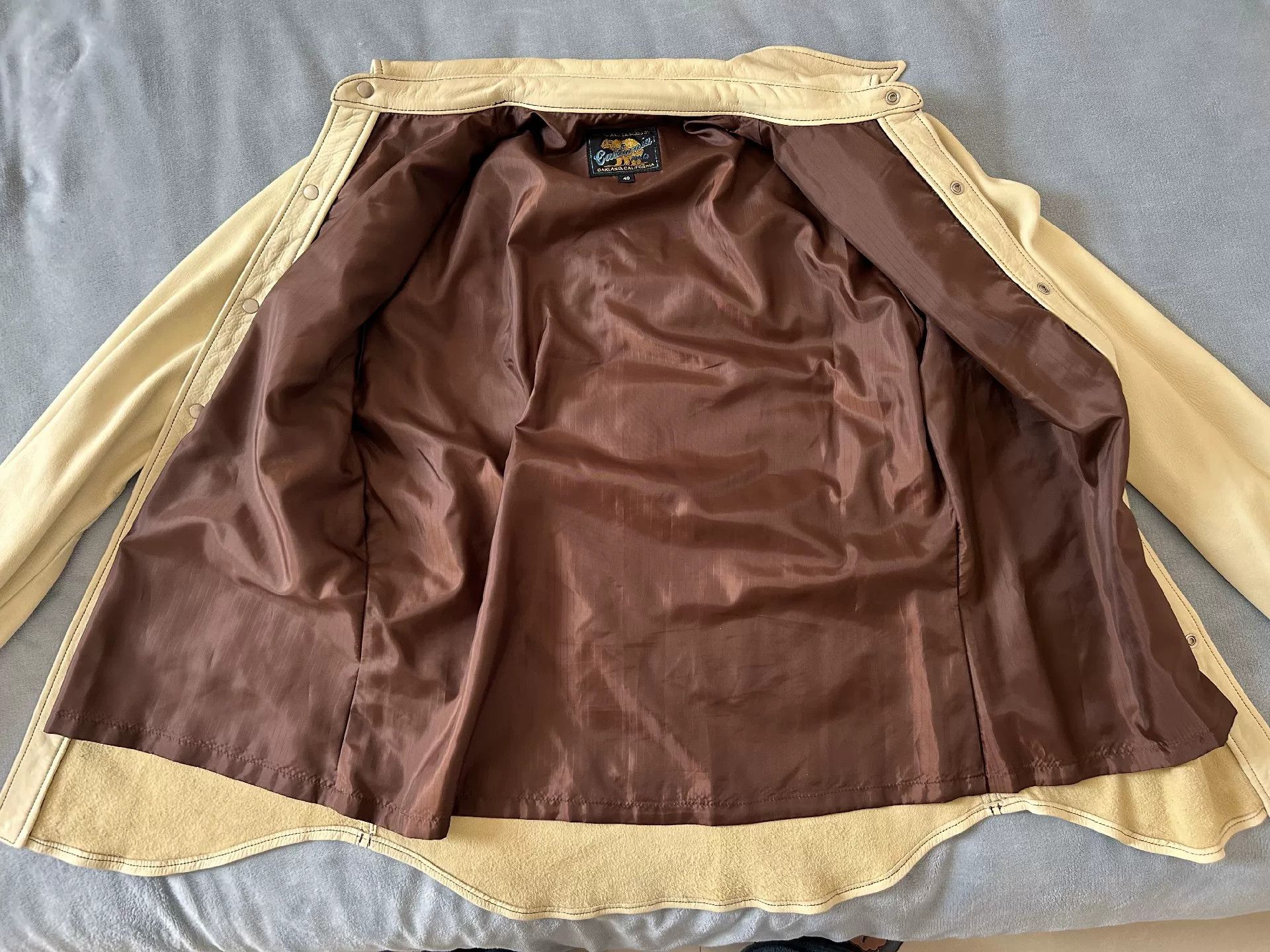 Rainbow Country California Bear Leather Jacket Size US XXS / EU 40 - 7 Thumbnail