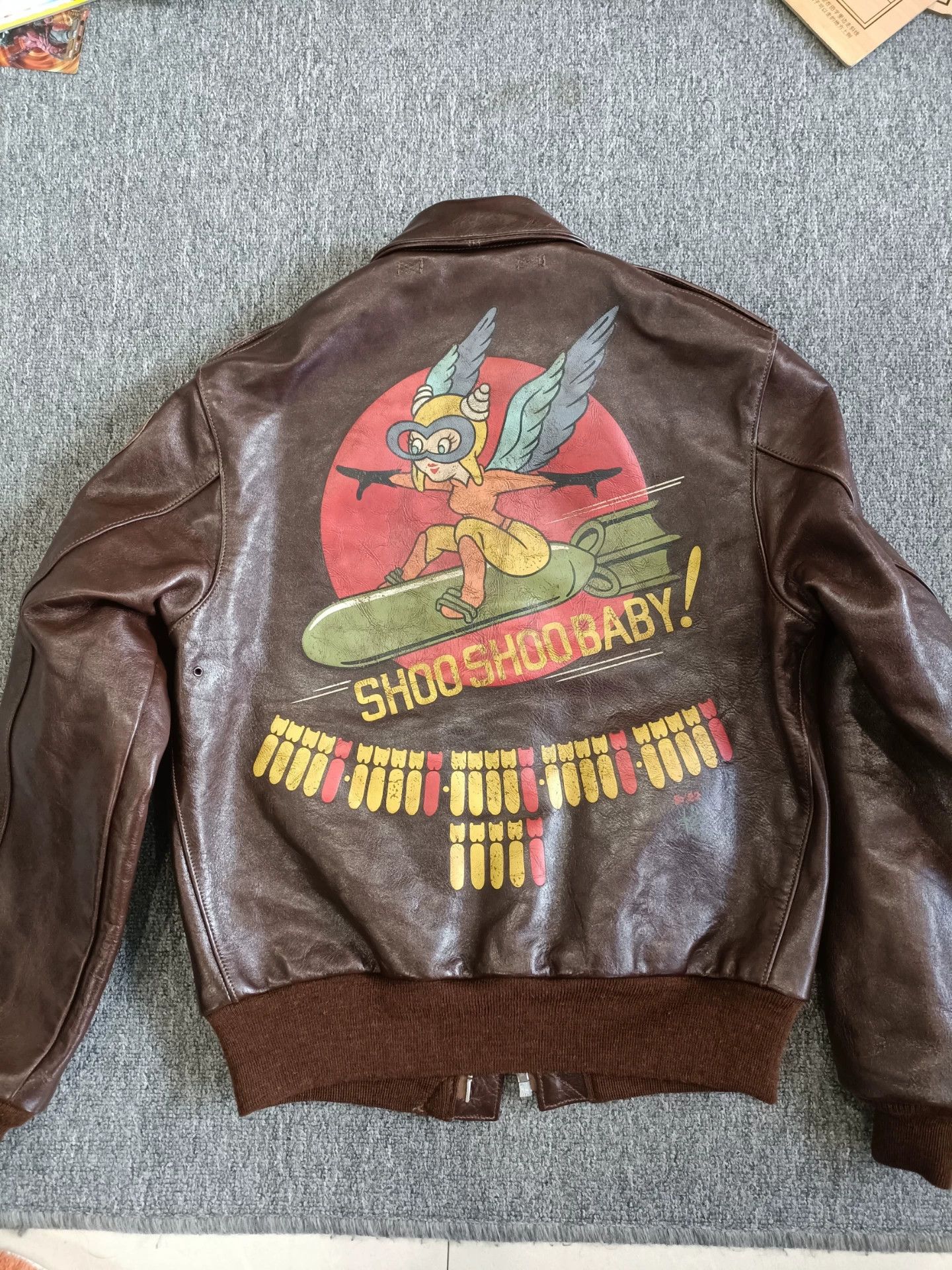 TOYS McCOY McCoy A2 Hell Gentleman Leather Jacket Size US S / EU 44-46 / 1 - 5 Thumbnail