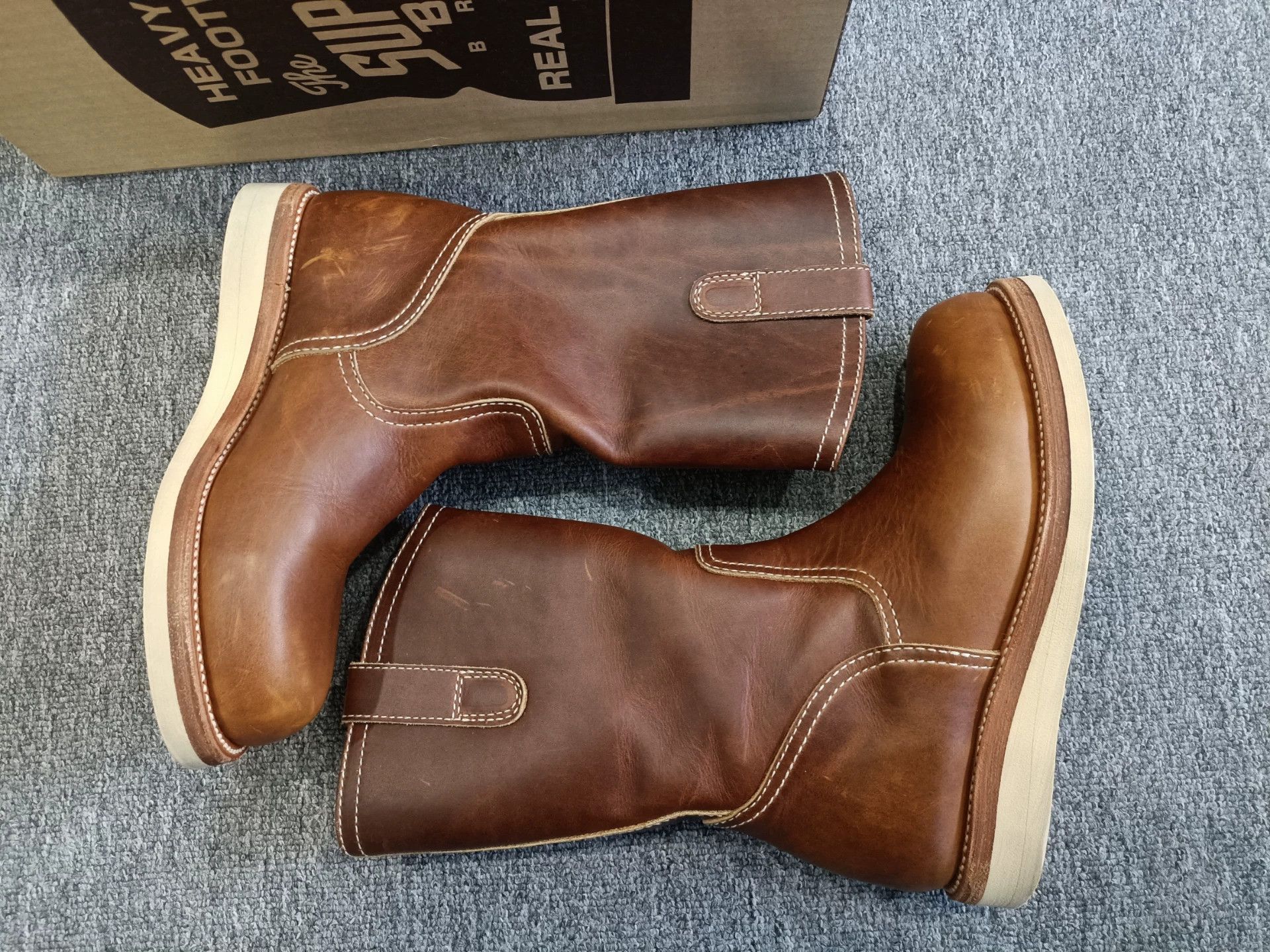 The Real McCoy's Real McCoy Engineer Cowboy Boots Size US 6.5 / EU 39-40 - 3 Thumbnail