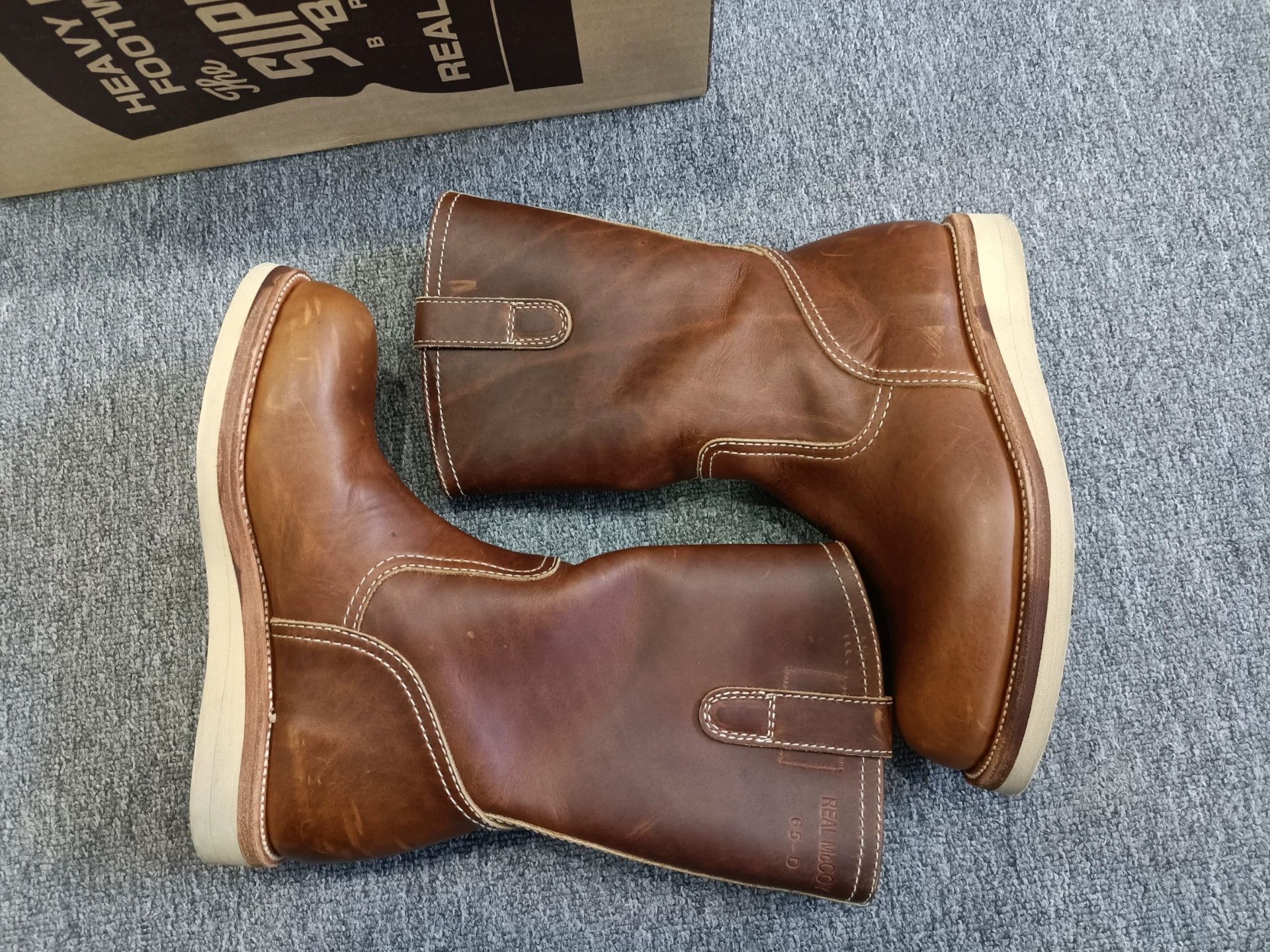 The Real McCoy's Real McCoy Engineer Cowboy Boots Size US 6.5 / EU 39-40 - 2 Thumbnail