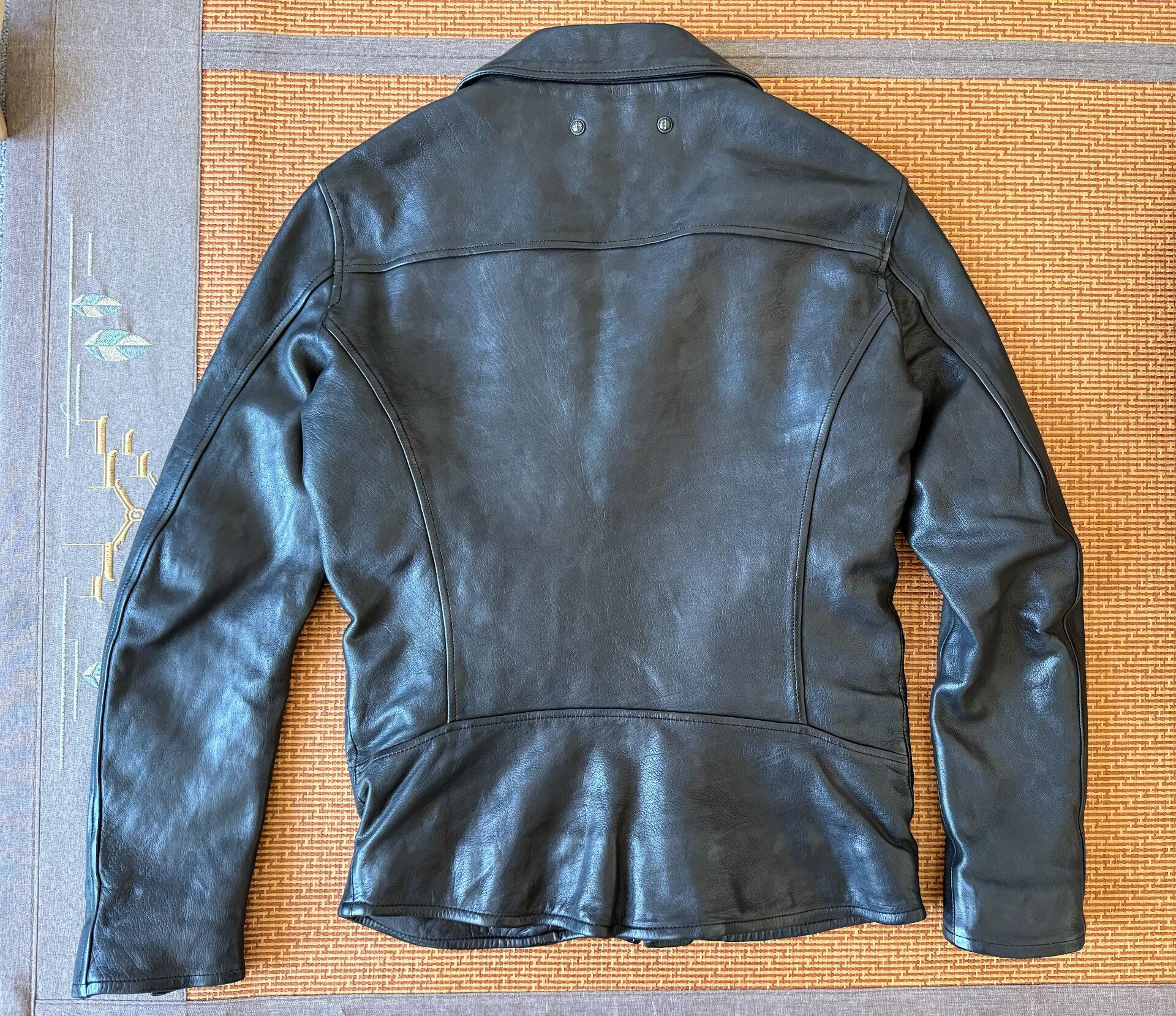 Isamu Katayama Backlash Elegant Black Leather Jacket by Backlash Size US M / EU 48-50 / 2 - 5 Thumbnail