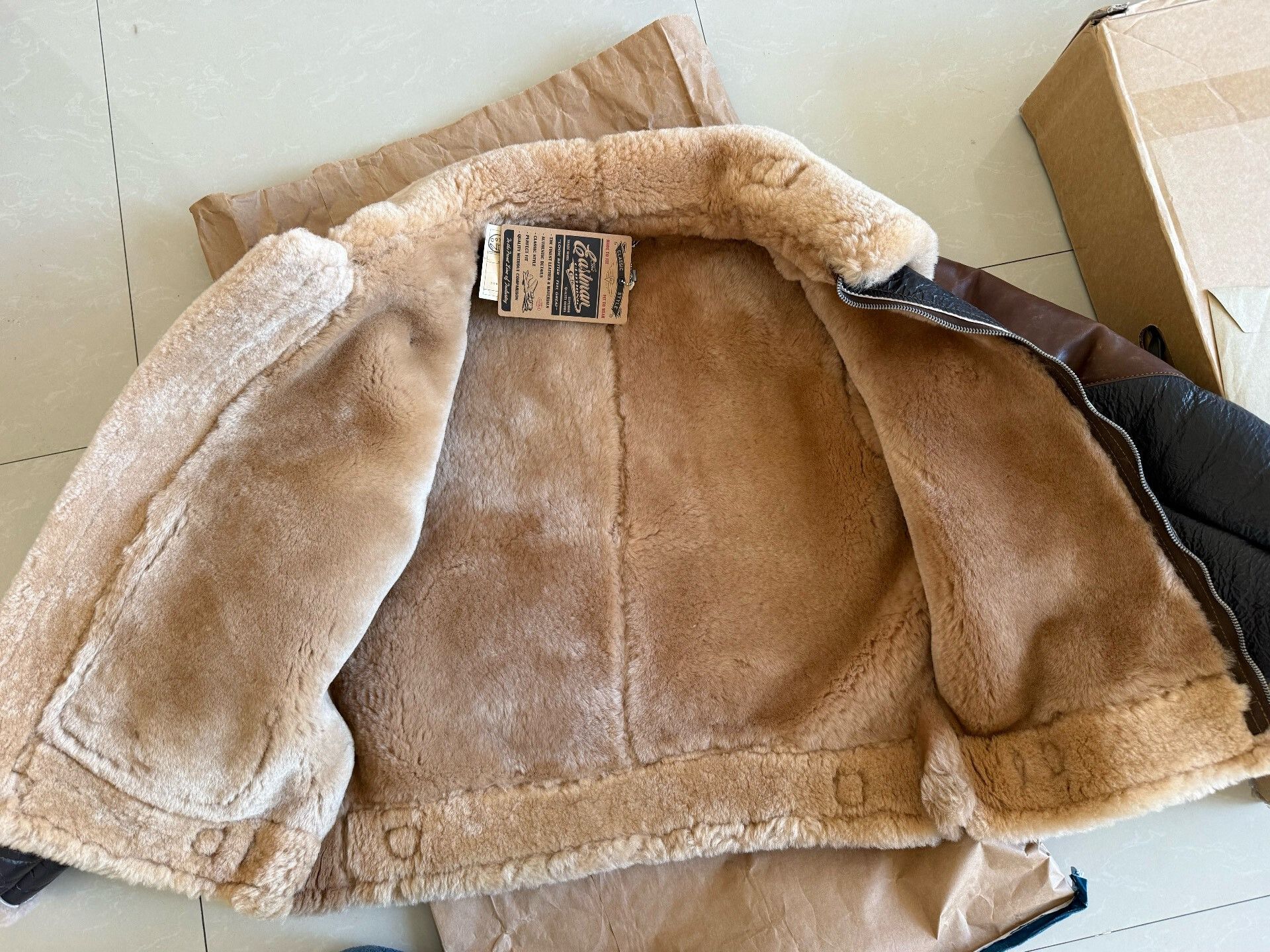 Eastman Leather Clothing Eastman B3 Leather Jacket Size 38 Size US M / EU 48-50 / 2 - 9 Thumbnail