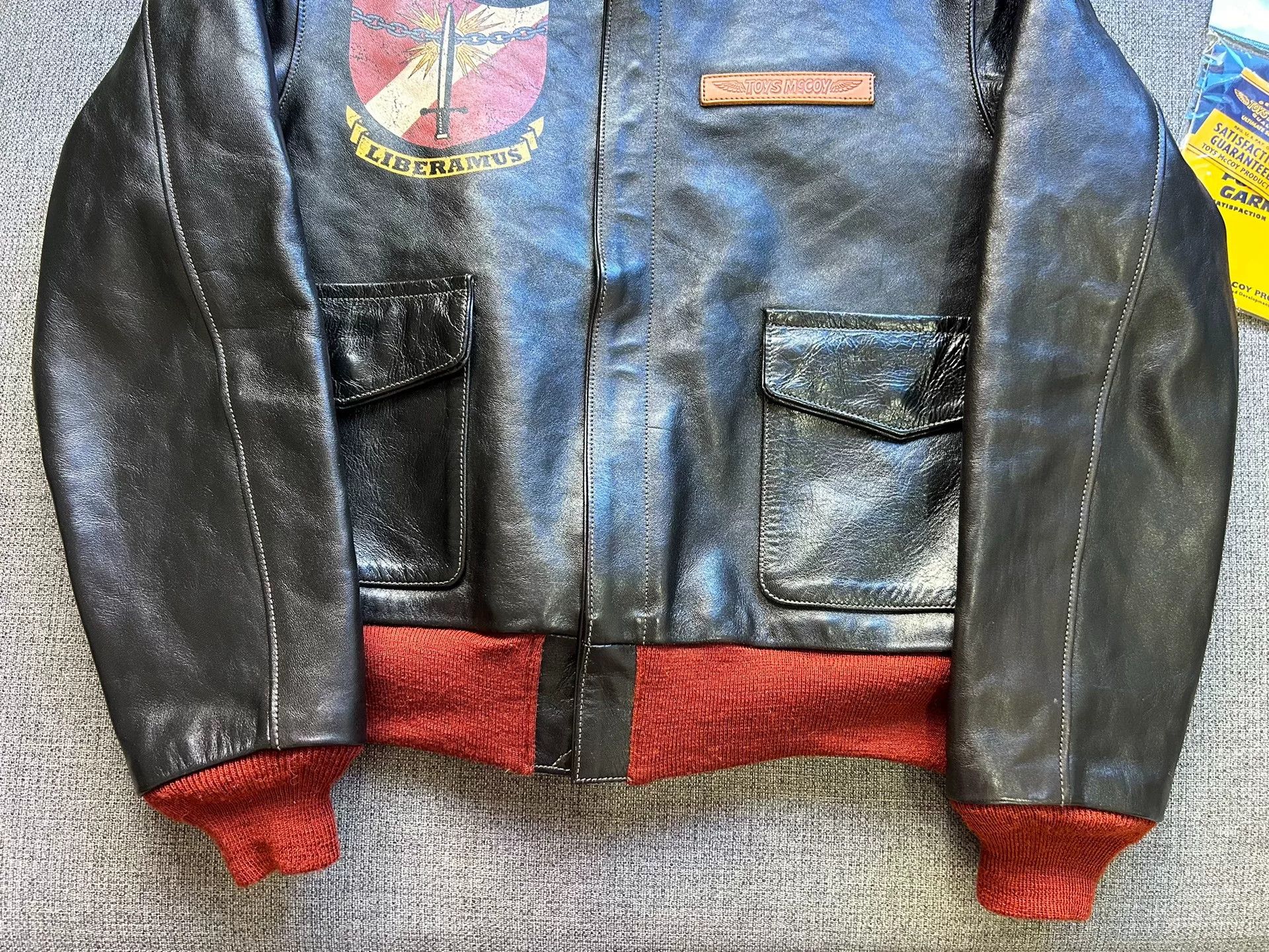 TOYS McCOY Limited Edition A2 Leather Jacket Size US M / EU 48-50 / 2 - 4 Thumbnail