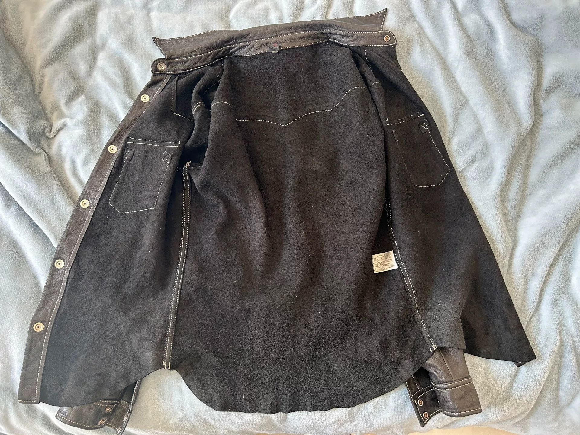 The Flat Head Soft Leather Western Style Shirt Size US S / EU 44-46 / 1 - 9 Thumbnail