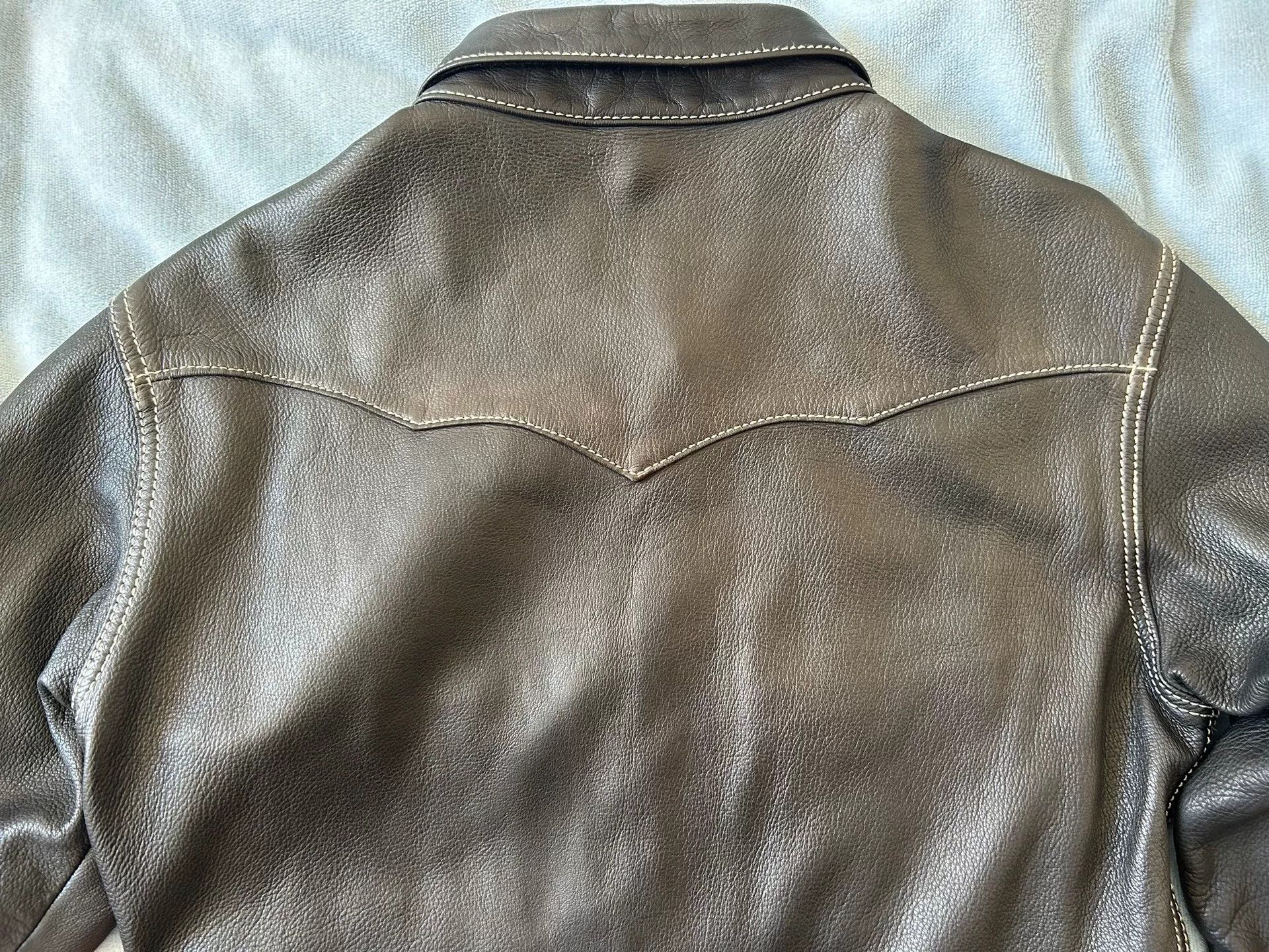 The Flat Head Soft Leather Western Style Shirt Size US S / EU 44-46 / 1 - 6 Thumbnail