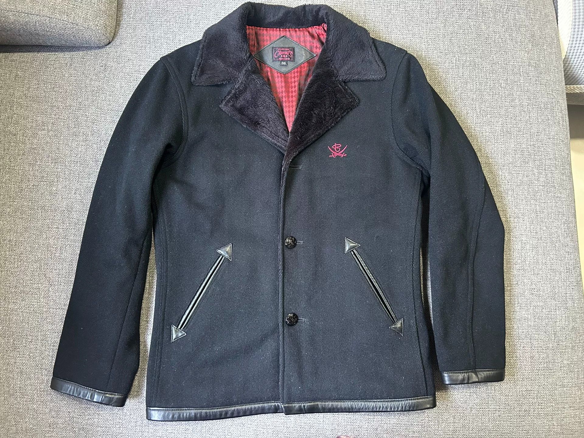 The Flat Head Vintage Wool Blend Farm Owner Coat Size US S / EU 44-46 / 1 - 3 Thumbnail