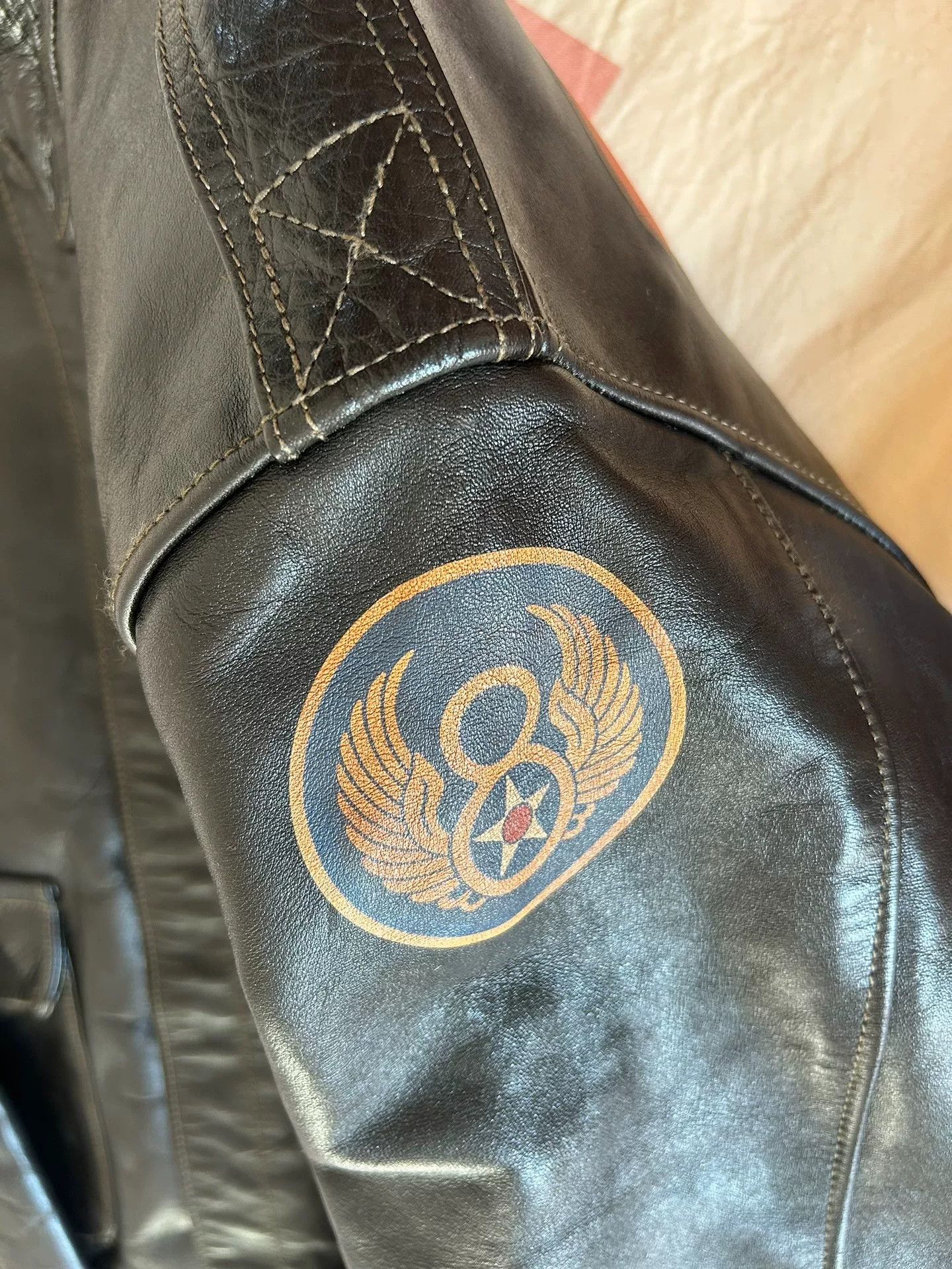 TOYS McCOY McCoy A2 Pilot Jacket in Leather Size US S / EU 44-46 / 1 - 4 Thumbnail