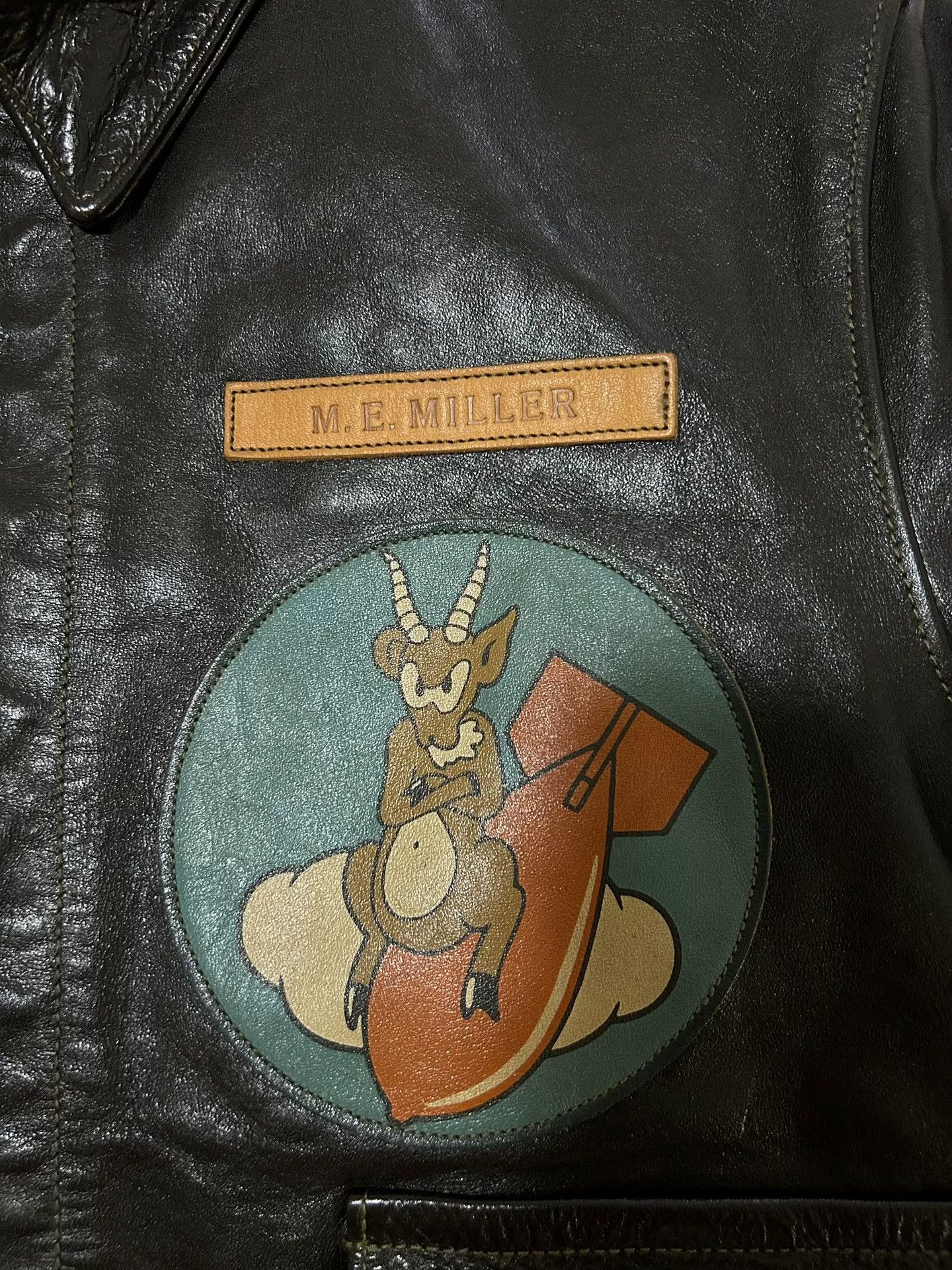 TOYS McCOY McCoy A2 Pilot Jacket in Leather Size US S / EU 44-46 / 1 - 3 Thumbnail