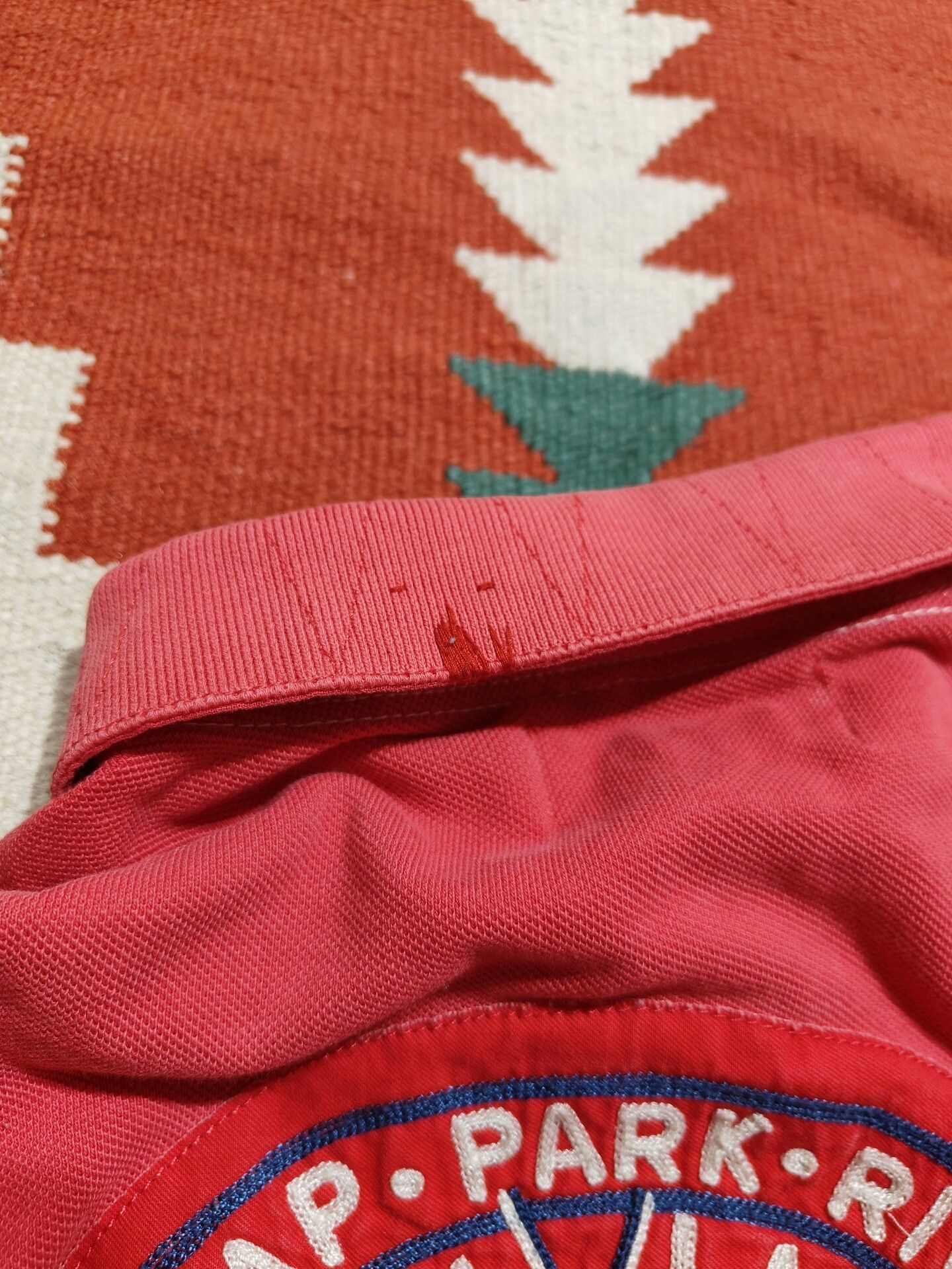 RRL Ralph Lauren RRL Navajo Embroidered Short Sleeve Polo Size US L / EU 52-54 / 3 - 4 Thumbnail