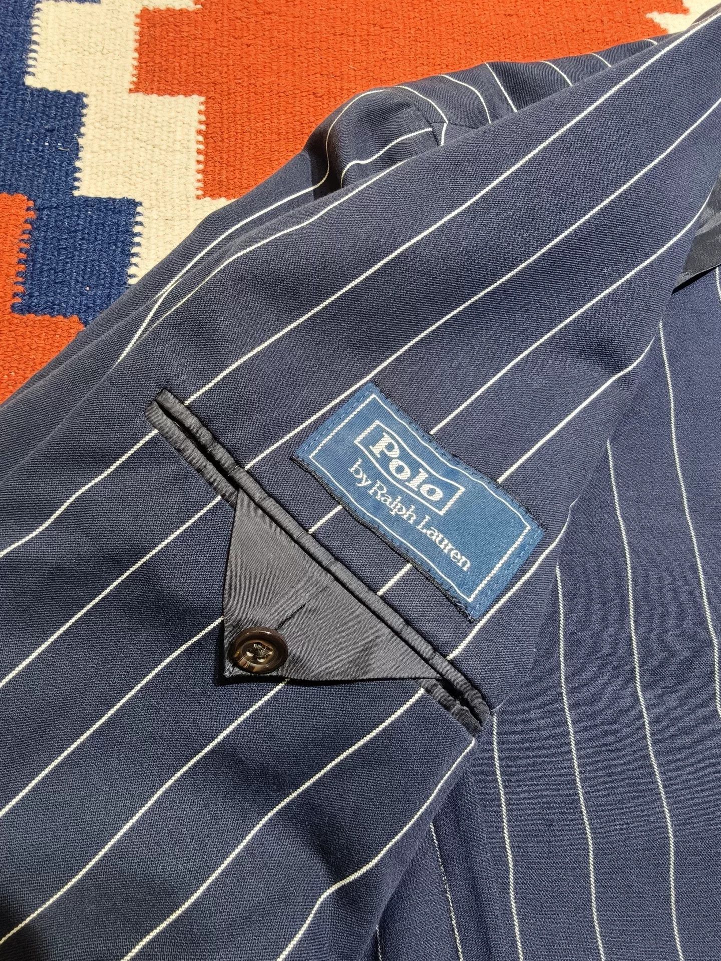 Polo Ralph Lauren Polo Ralph Lauren Navy Stripe Blazer Size US S / EU 44-46 / 1 - 7 Thumbnail